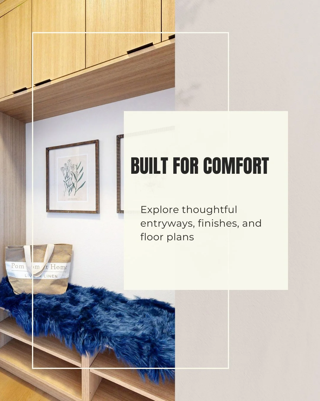 First impressions set the stage for your home. True North entryways combine practical storage with refined finishes, including custom cabinetry and detailed design accents built for everyday function. Explore available floor plans on our website.