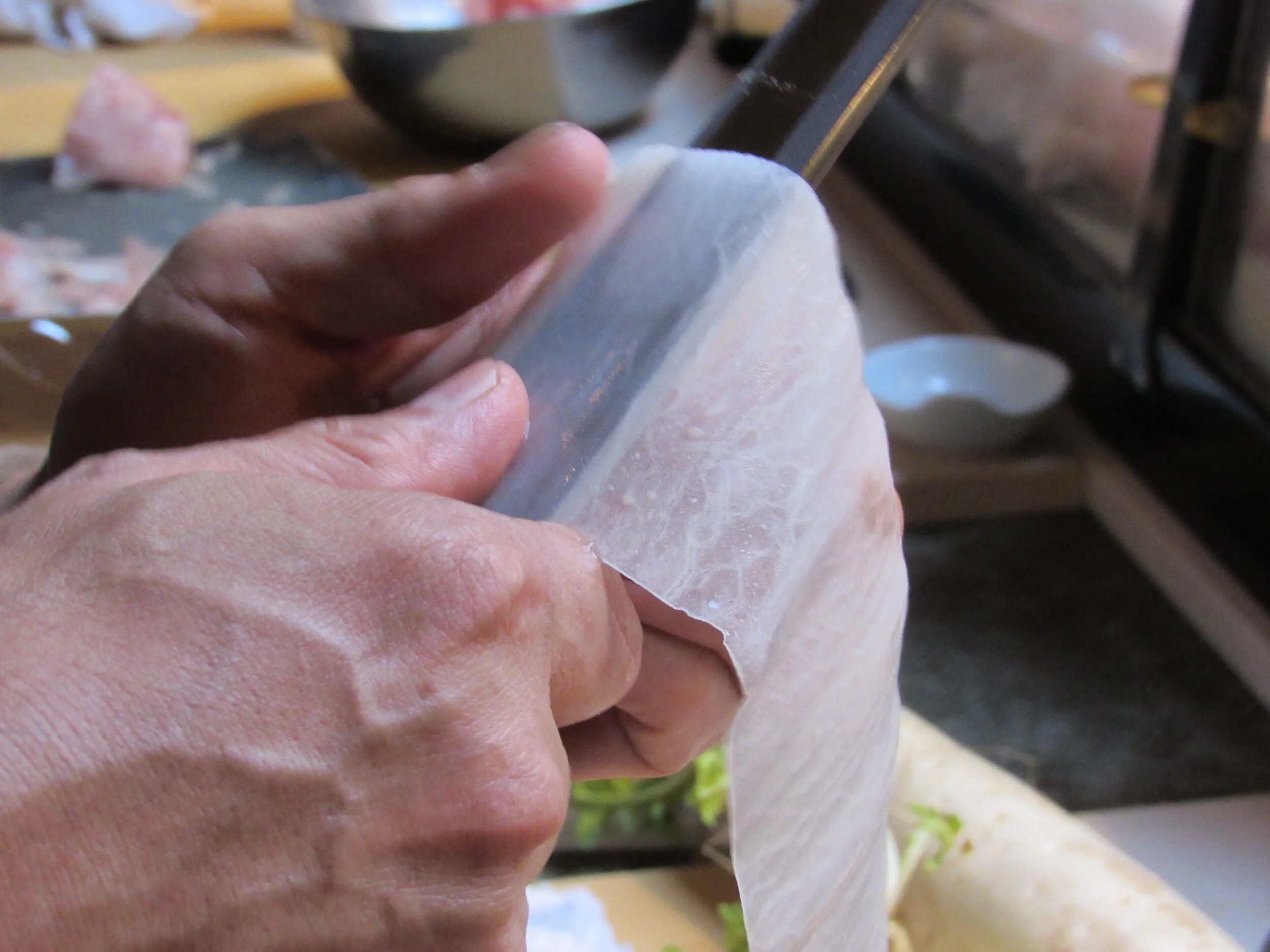 Hajime Cutting Daikon.JPG