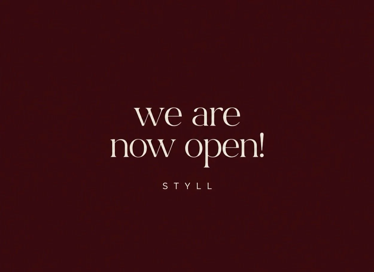 Our bookings are now officially live! 

An opening special for the month of August is added when booking, 20% off all treatments. Just head to our link in the bio 🔗 

Can&rsquo;t wait to see you all soon. 

S T Y L L. x