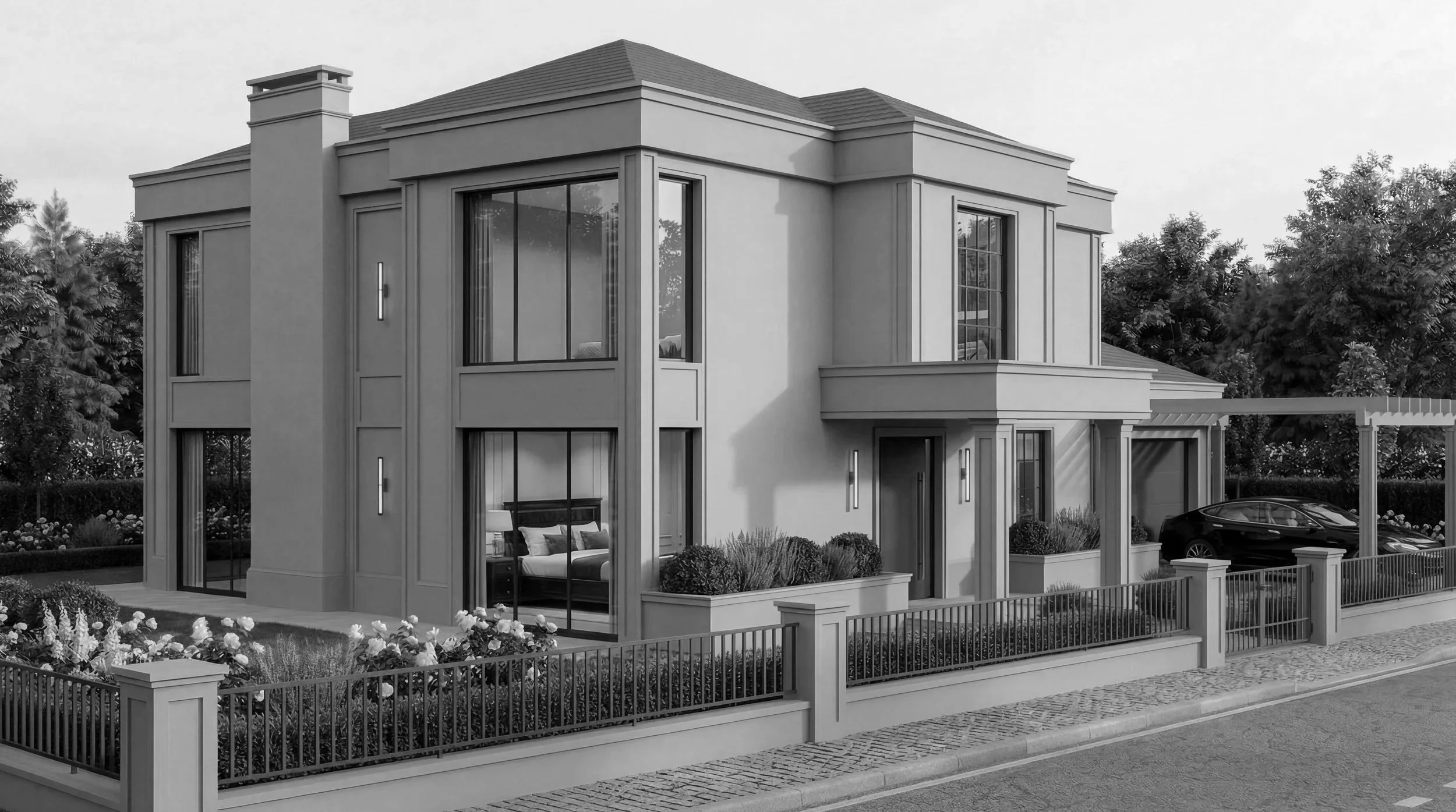 Contemporary Neoclassical Residence