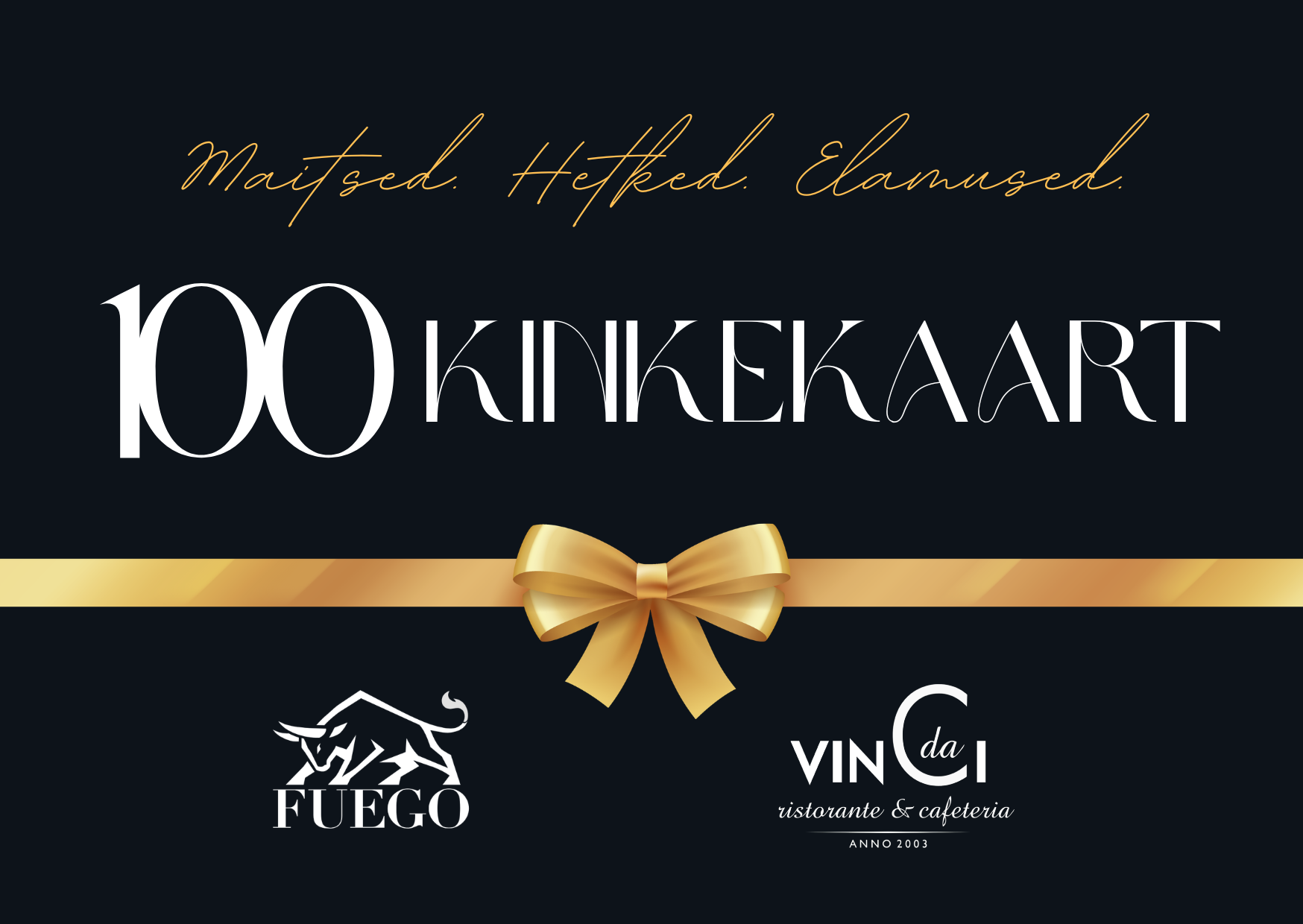 Füüsiline kinkekaart 100€