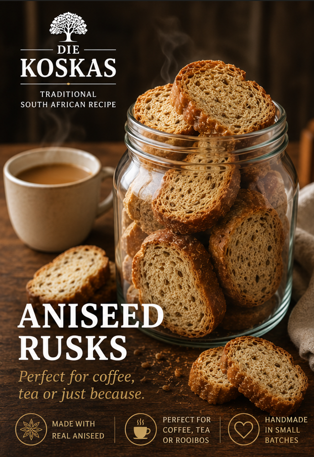 Aniseed Rusks  (Mosbolletjies)