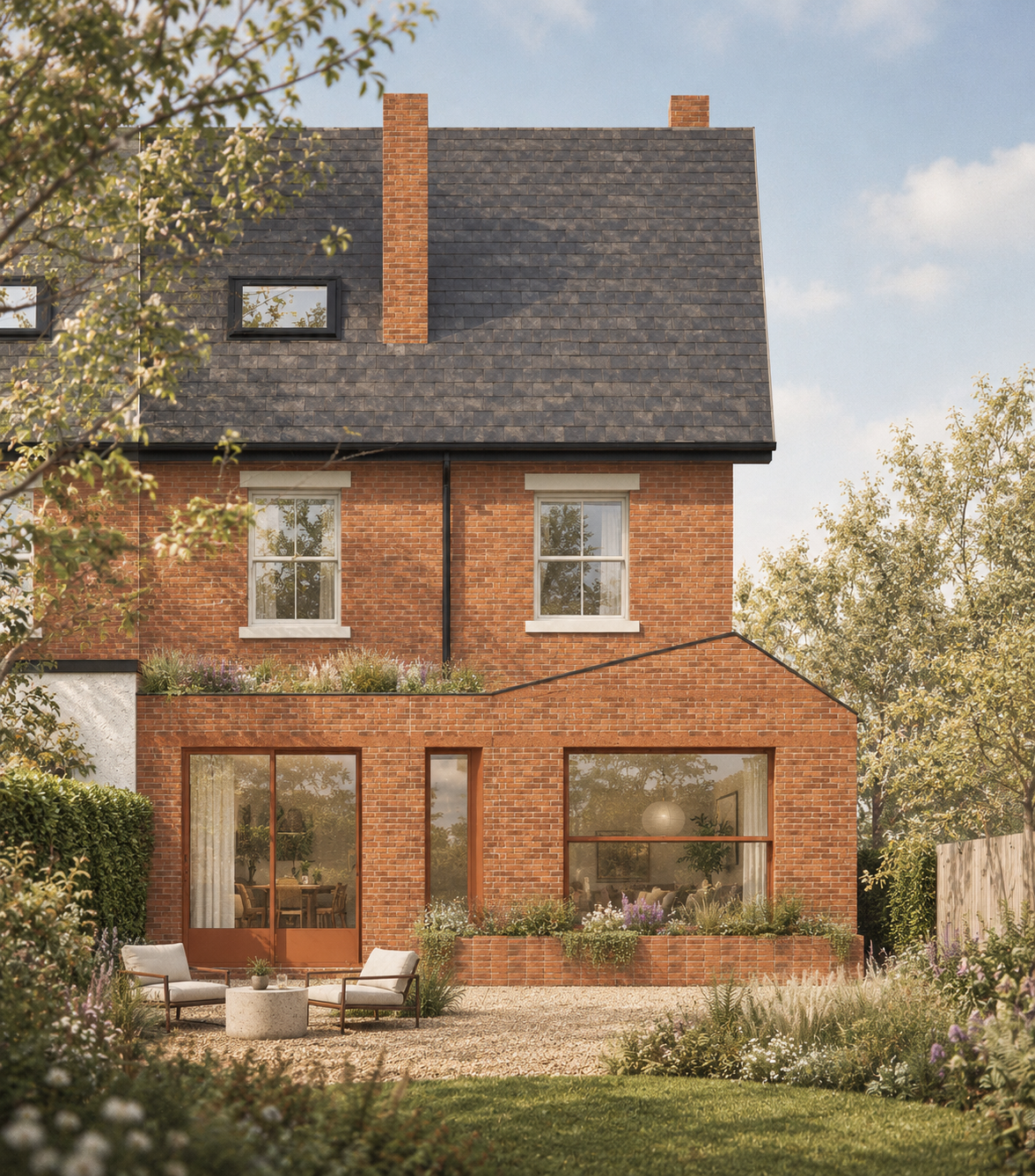 Red brick extension in soft garden light.png