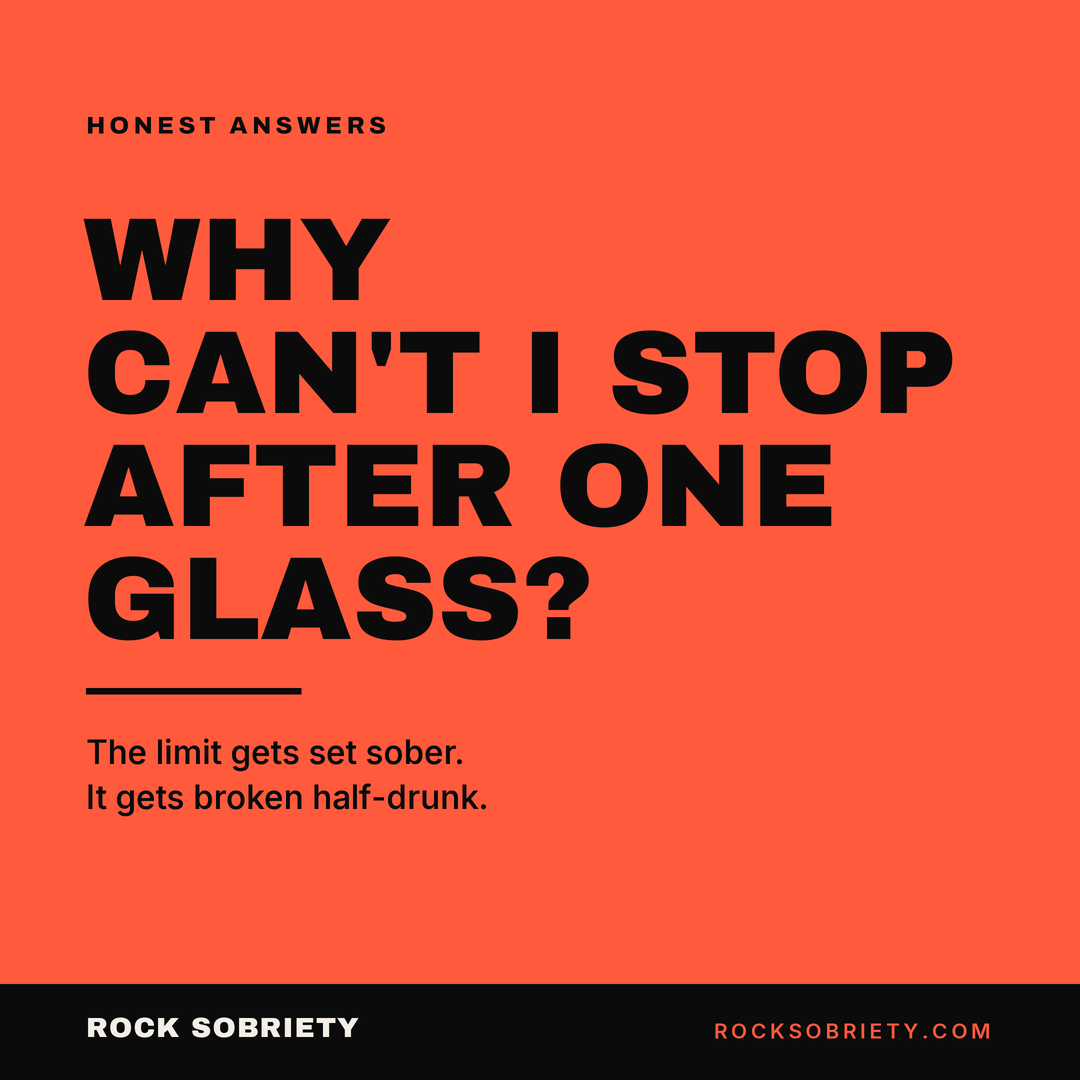 Why can't I stop after one glass of wine?