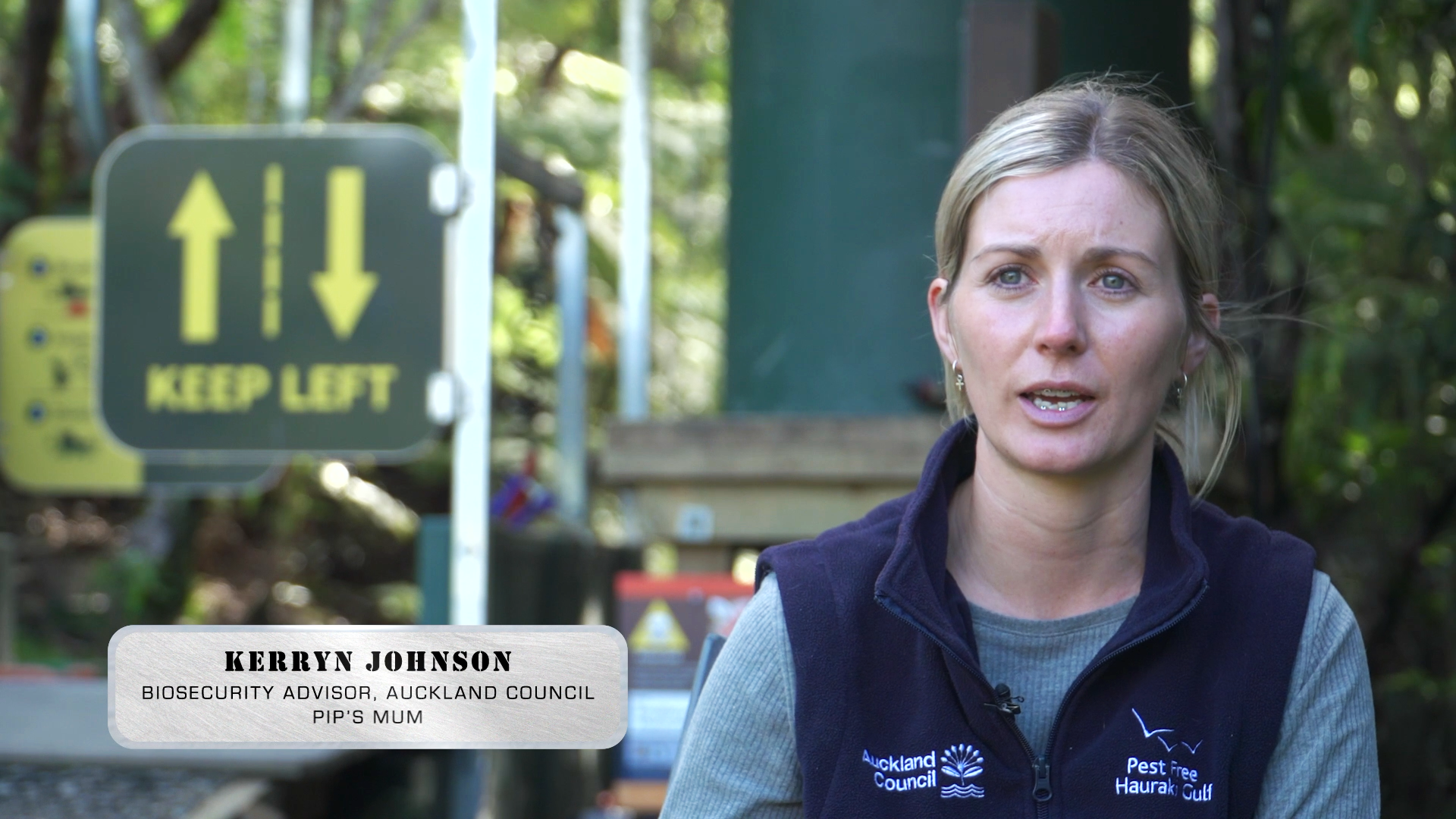 Kerryn Johnson, a biosecurity advisor for Auckland Council