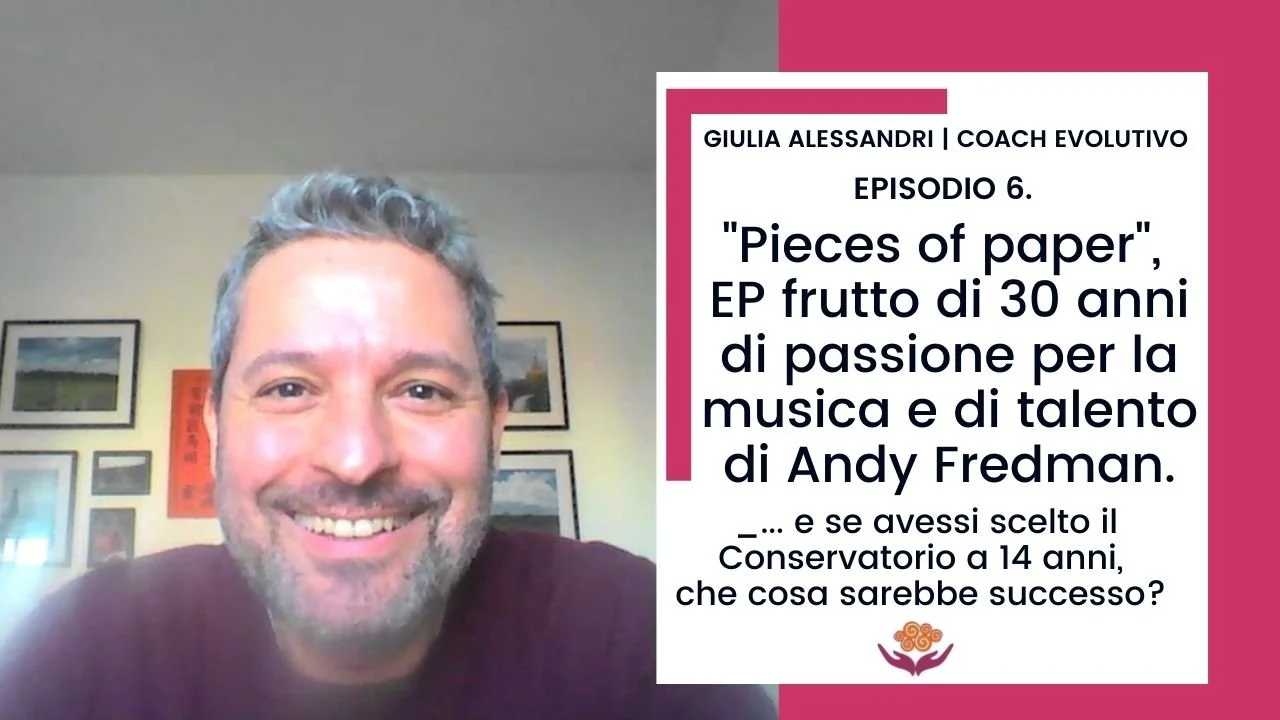 6. “Pieces of paper”, EP frutto di 30 anni di passione per la musica e talento di Andy Fredman.
