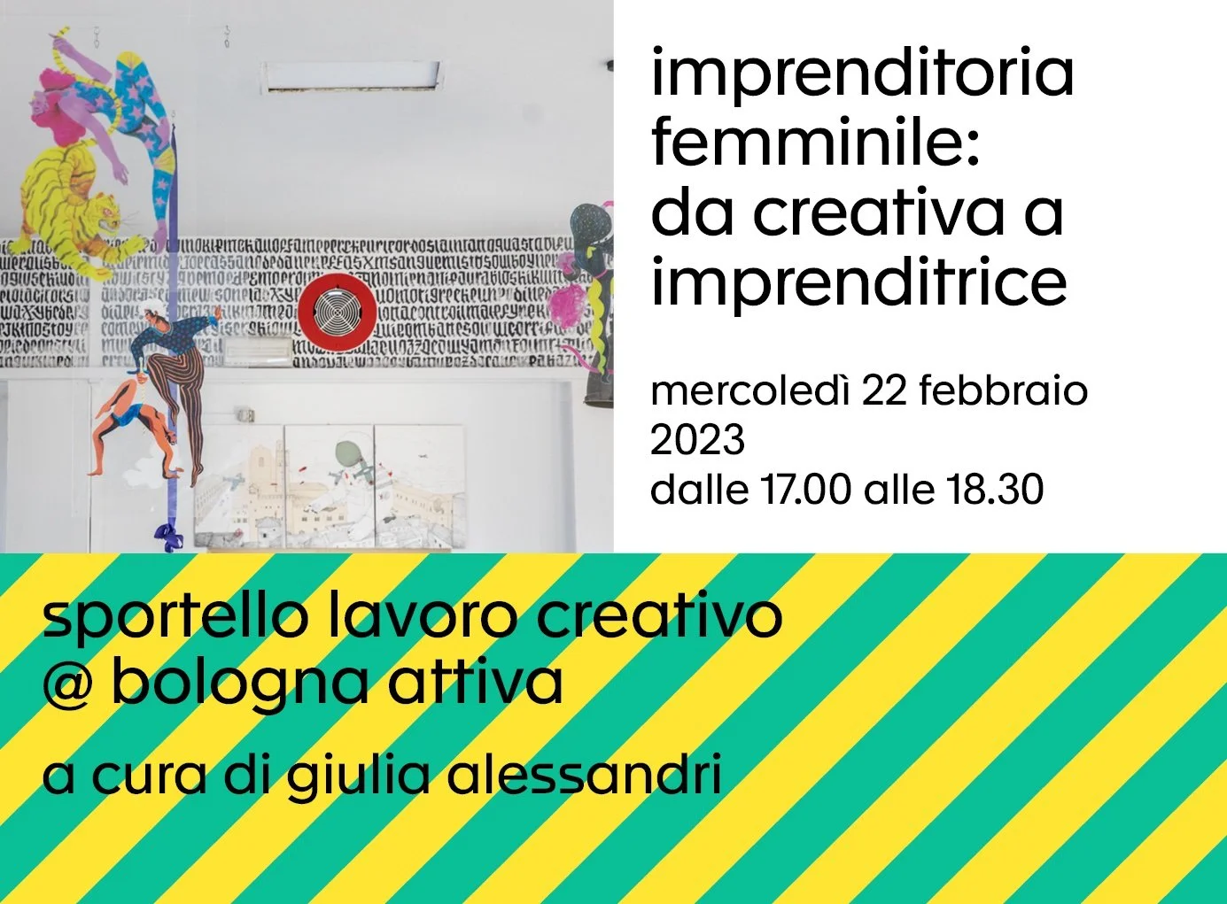L’appuntamento di febbraio con lo Sportello Lavoro Creativo @Bologna attiva