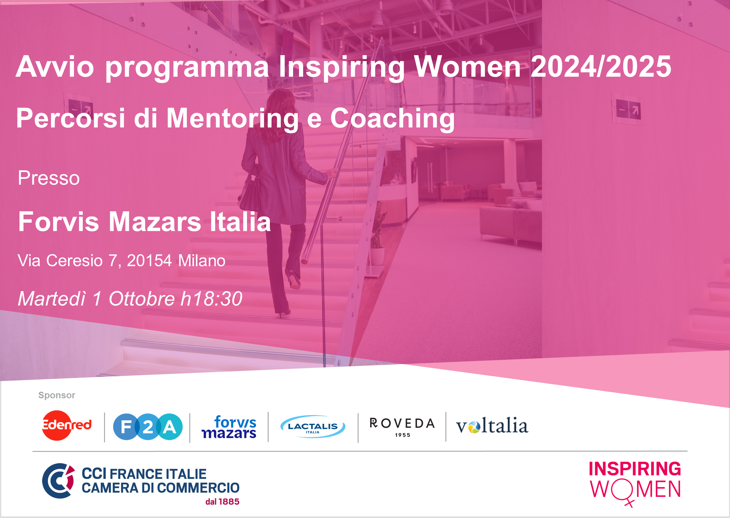 Club Inspiring Women - Evento di apertura 2024 - 2025