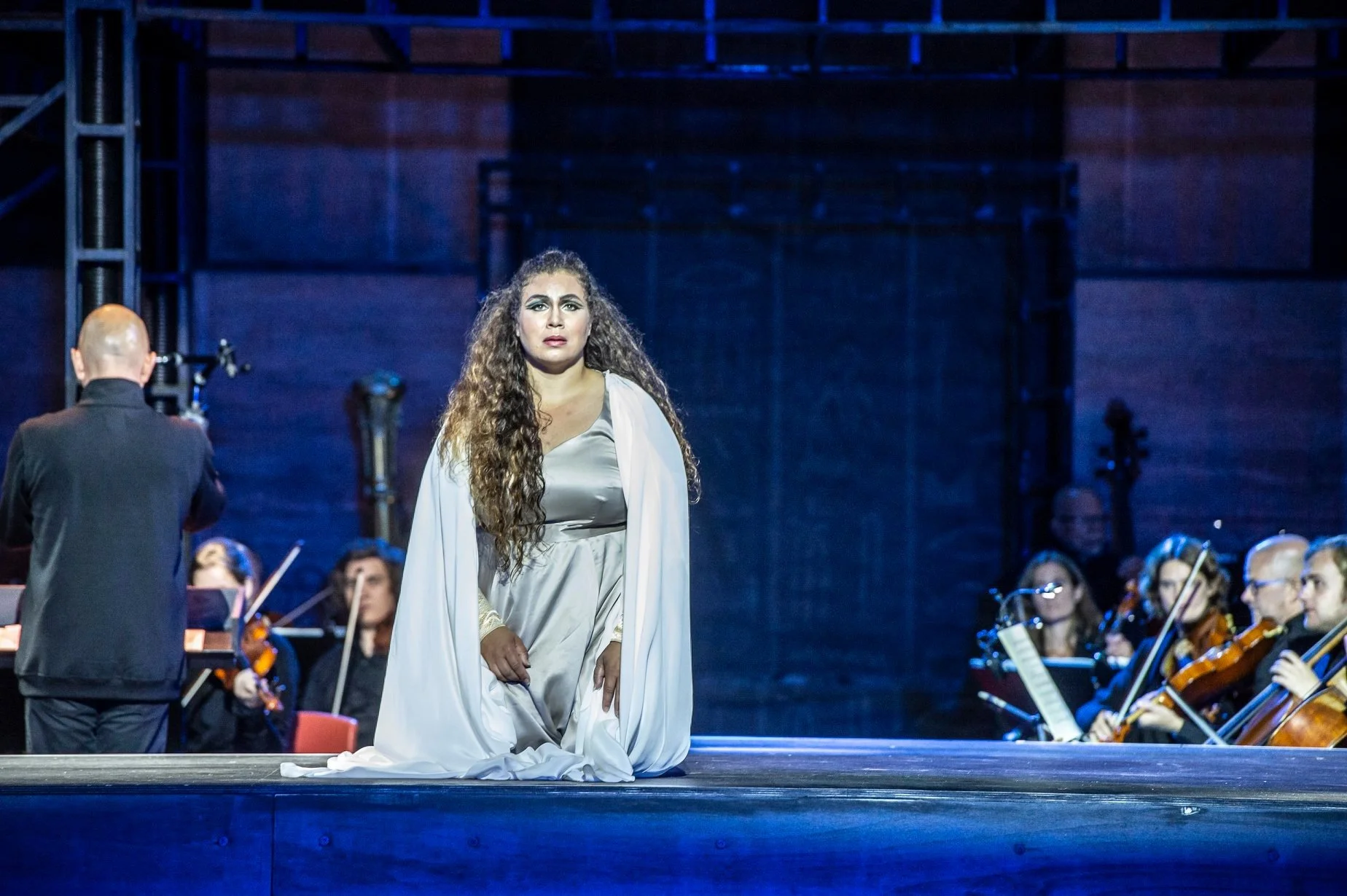 Judgment Scene from Aida by G. Verdi, with Oscarsborg Operaen