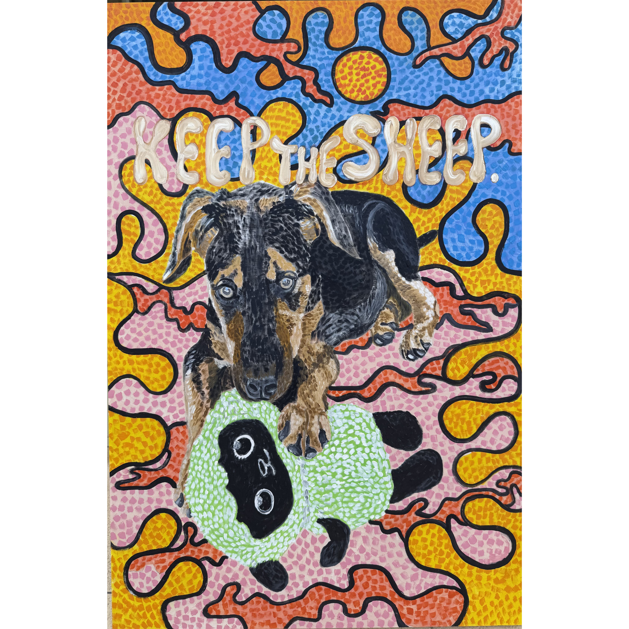 Keep The Sheep - Print