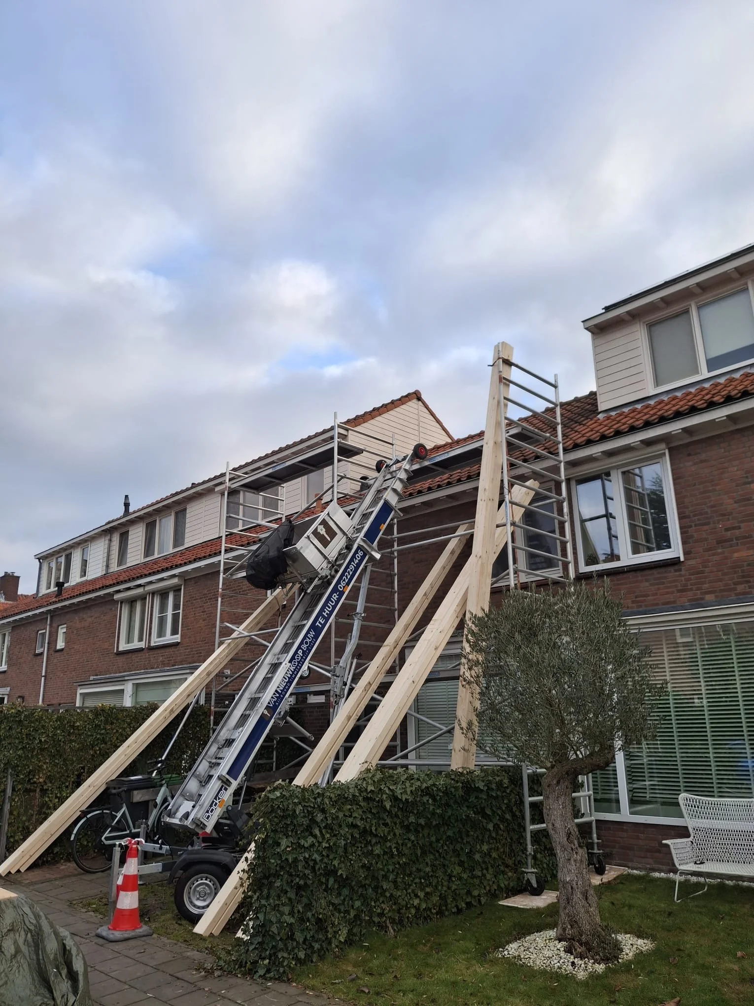 voorbereiding plaatsen dakkapel