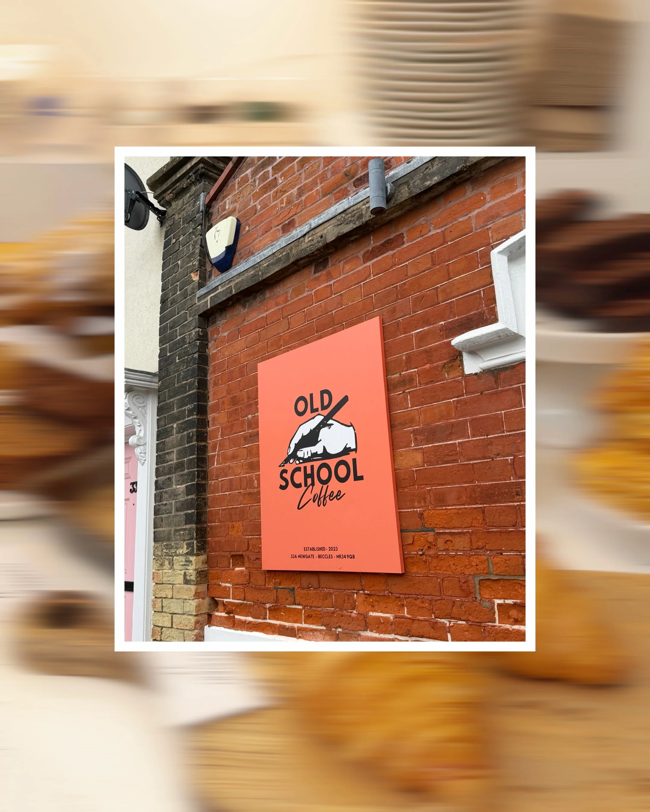 Lovely little visit to @oldschoolcoffeeltd this morning, a nice way to start the day with Mrs C. 

I went for the machiatto and Greek yoghurt - think Solero and you&rsquo;ll get what that tastes like&hellip; bloody delicious while Mrs C went for a ca