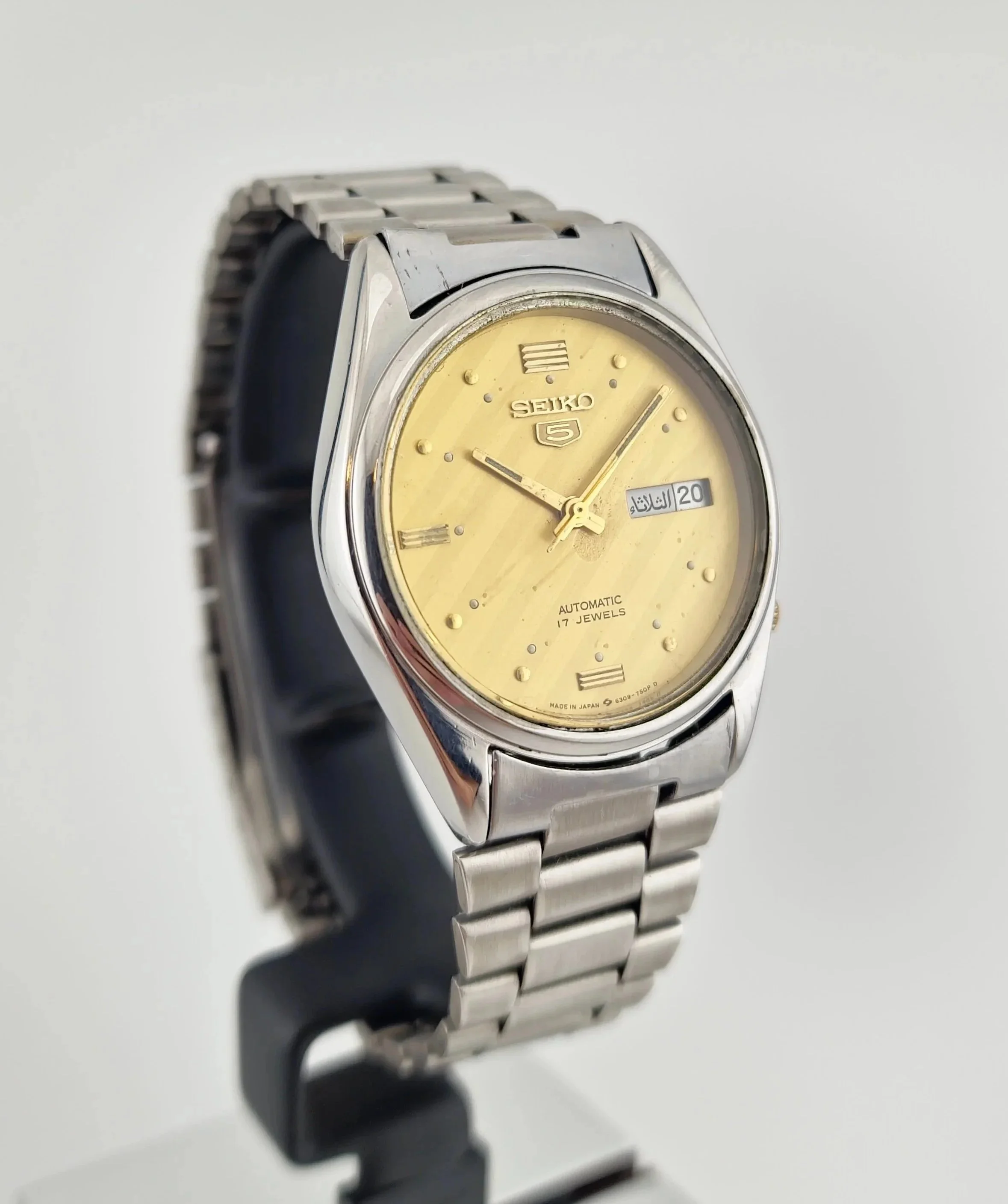 Seiko 5 Automatik Gold, Arabische Wochentag 6309