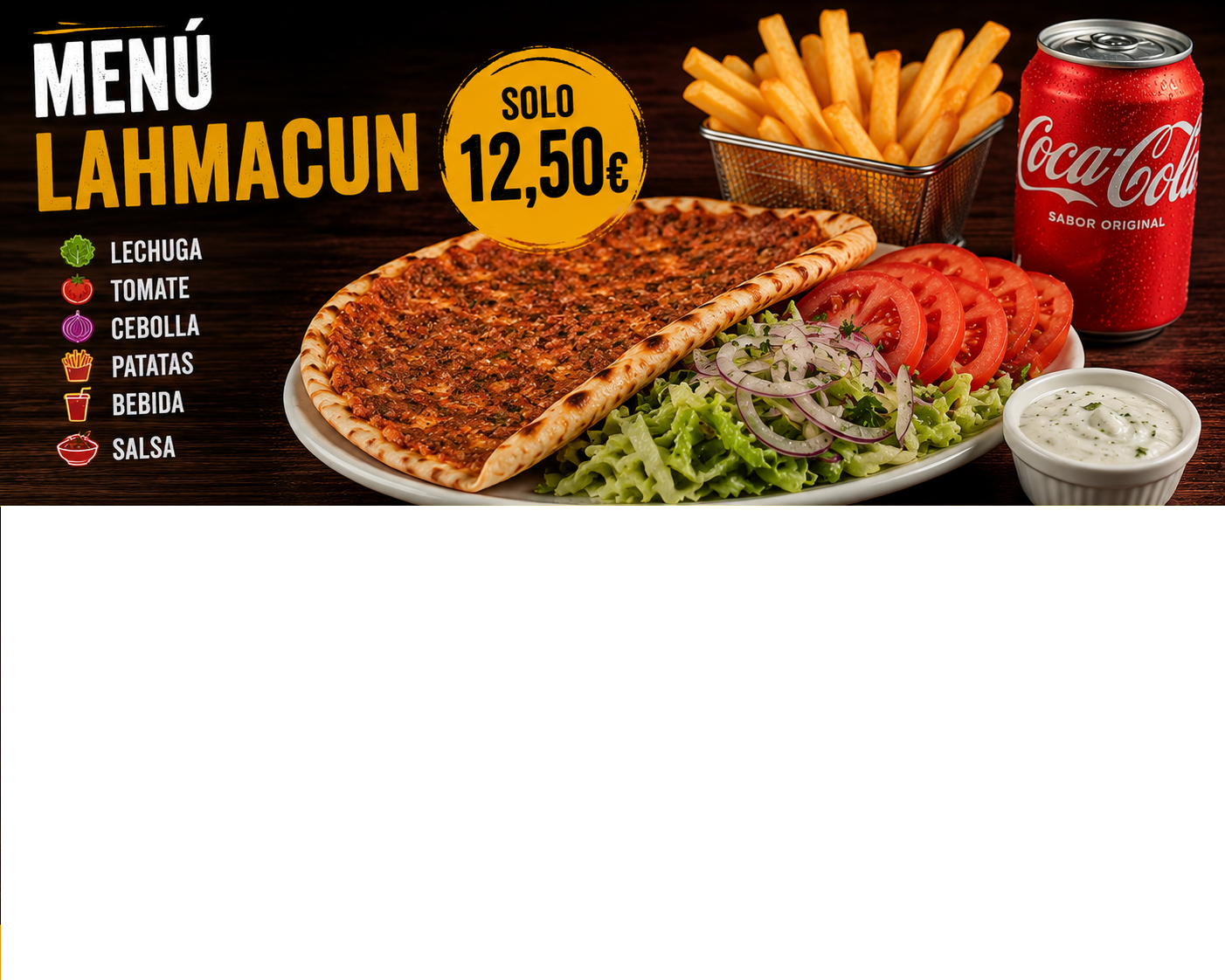 Menu Lahmacun