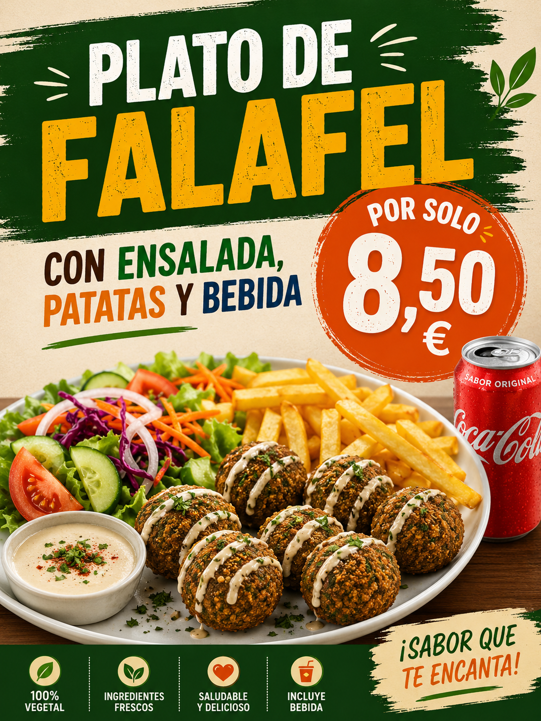 Plato De Falafel