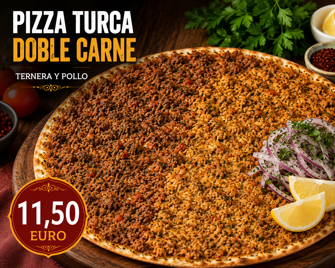 Lamahcun Doble Carne