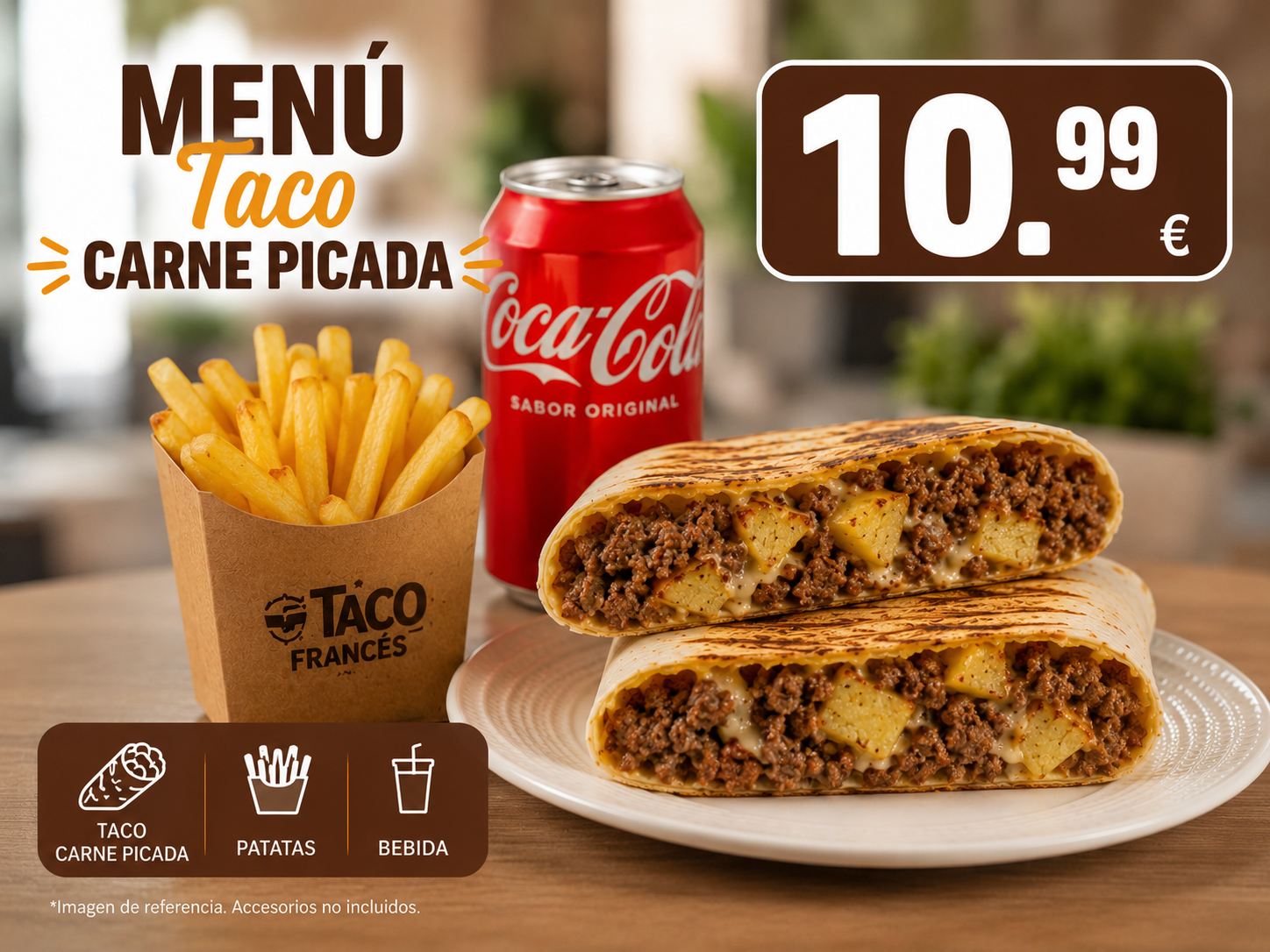 Menu Taco Carne Picada