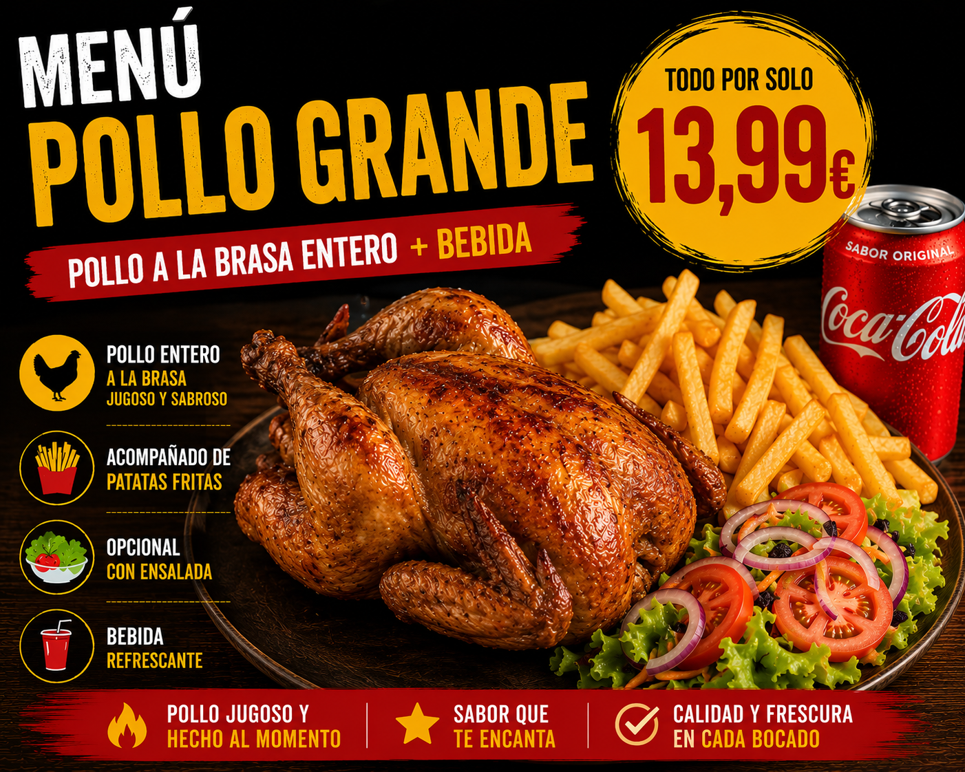 Menu Pollo Grande