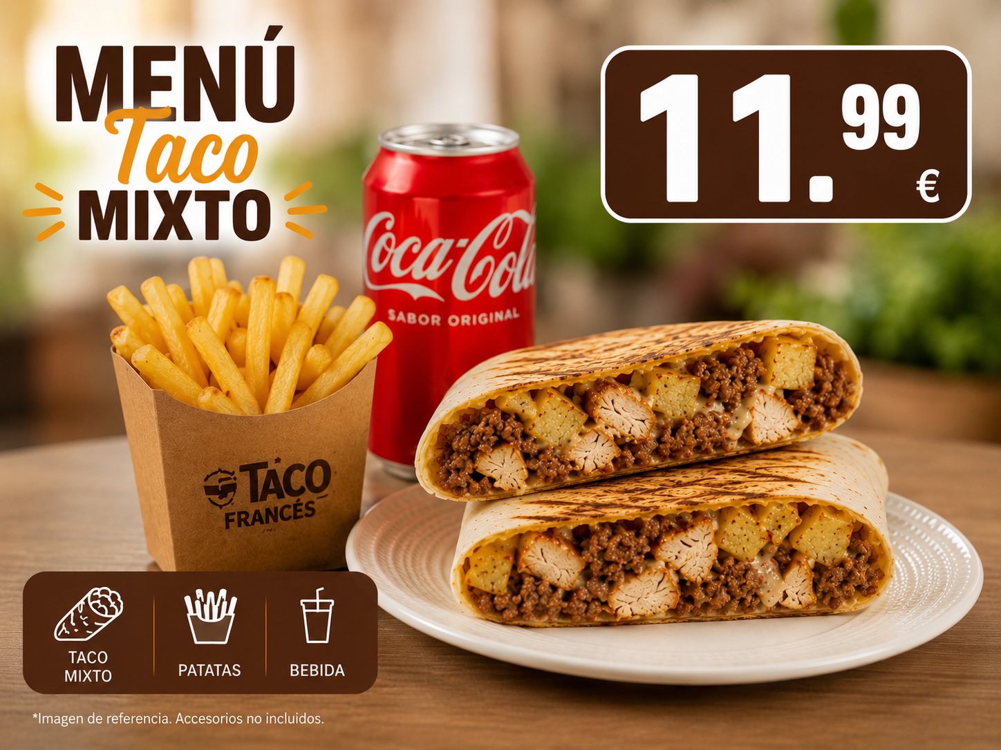 Menu Taco Mixto