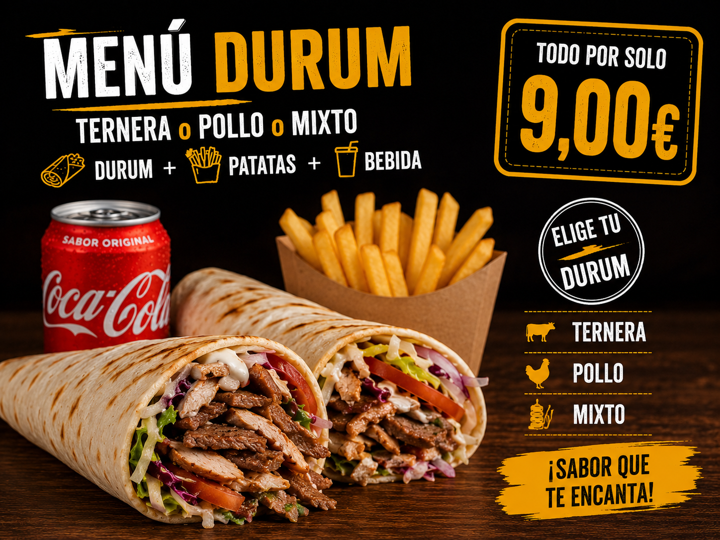 Menu Durum