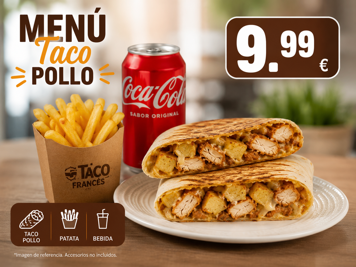 Menu Taco Pollo