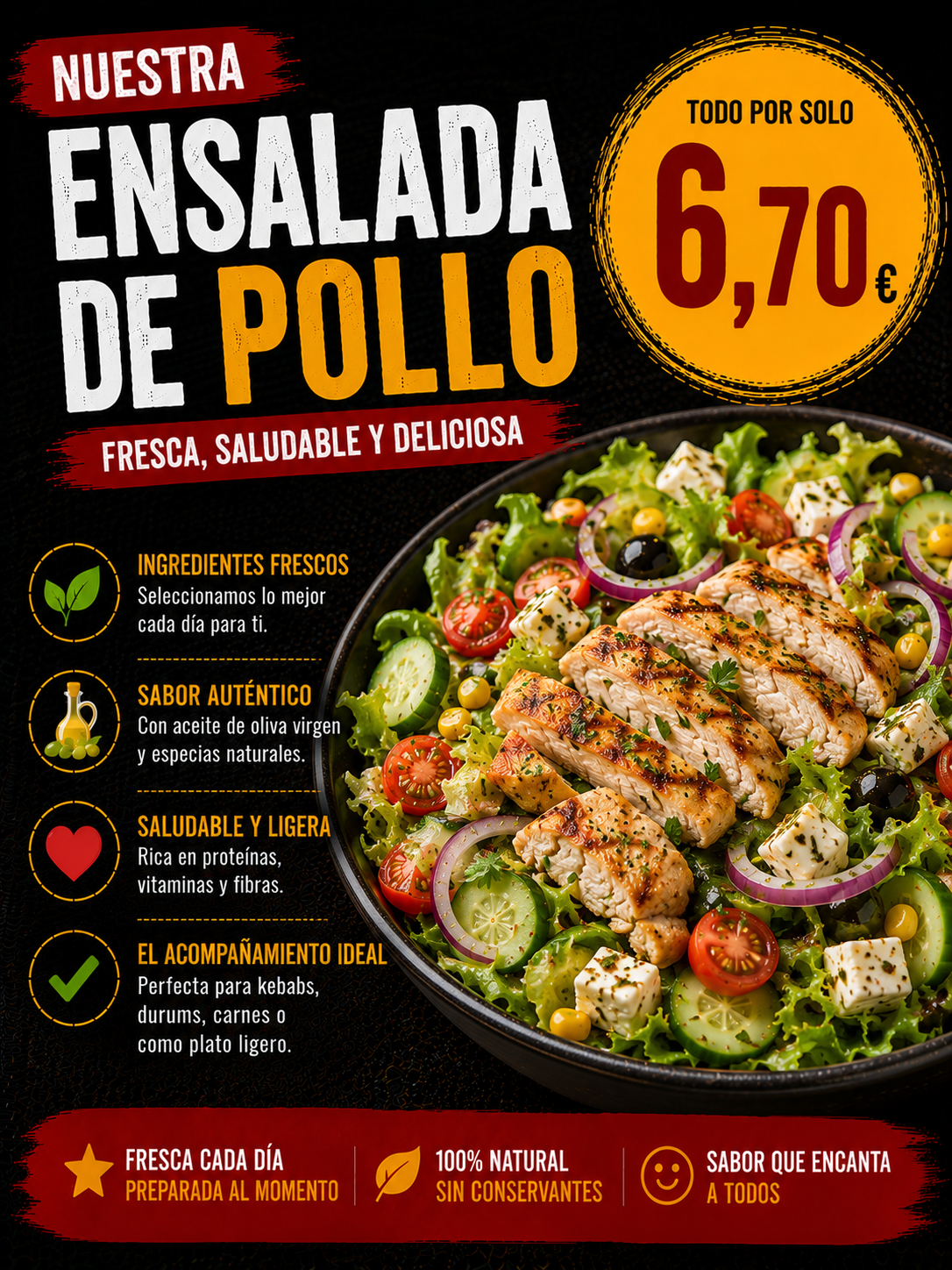Ensalada de Pollo