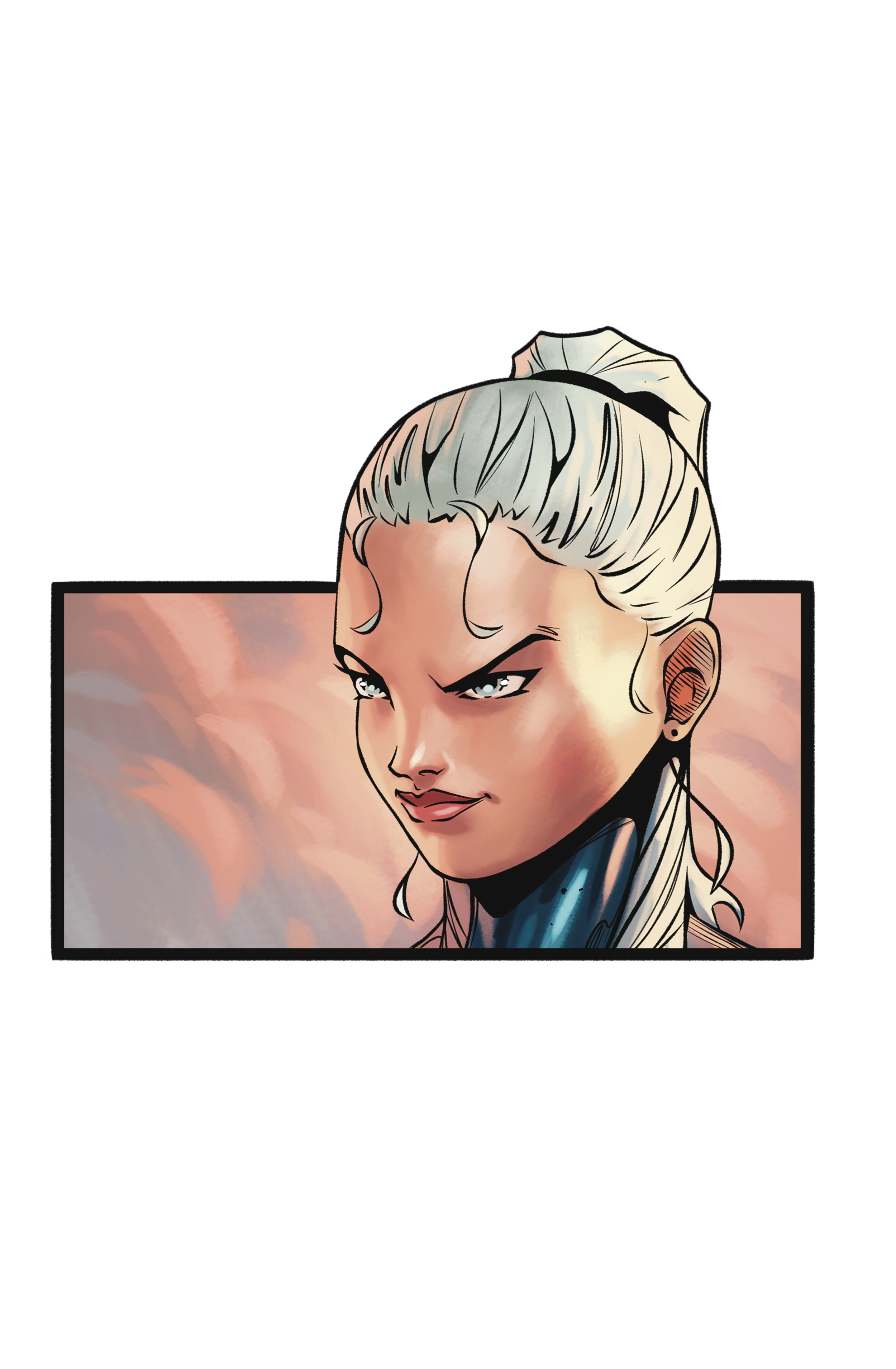 * Ma’knee Warr / War Healer: Portrait of Ma’knee Warr, also known as War Healer, from W.A.R. / Weapons Against Righteousness.