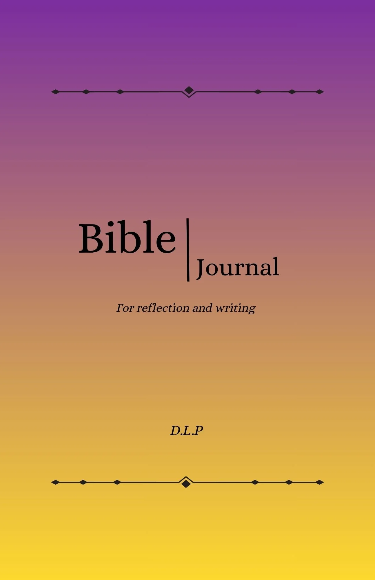 Bible Journal for Reflection and Writing