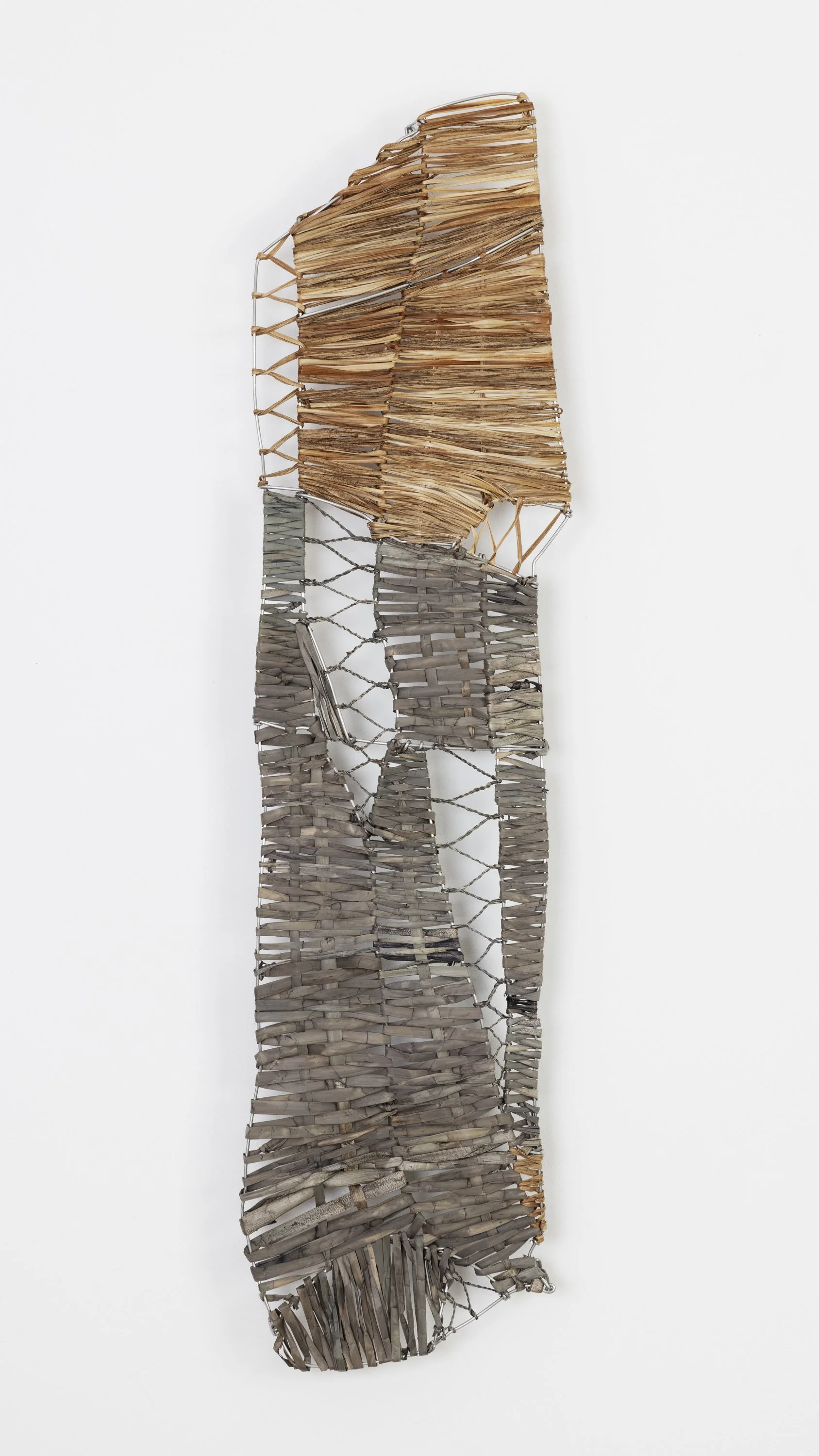 Fibre sculpture representing a rock pattern, Flat Rock 4, Mimosa Rocks National Park, NSW