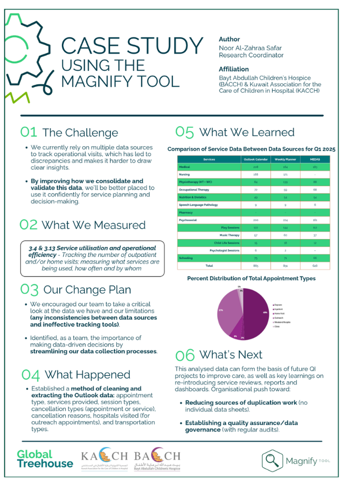 Case study using the Magnify tool