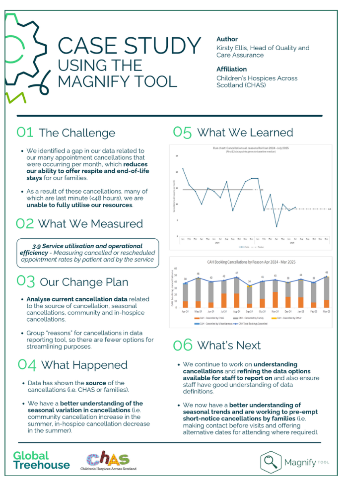 Case study using the Magnify tool