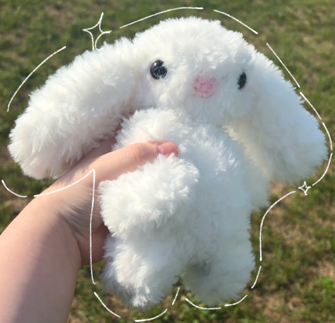 Floppy blush bunny