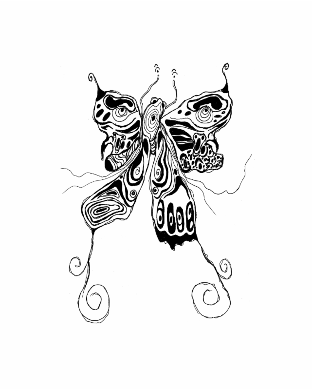 "Flying Glitch" Print - Lucid Linez