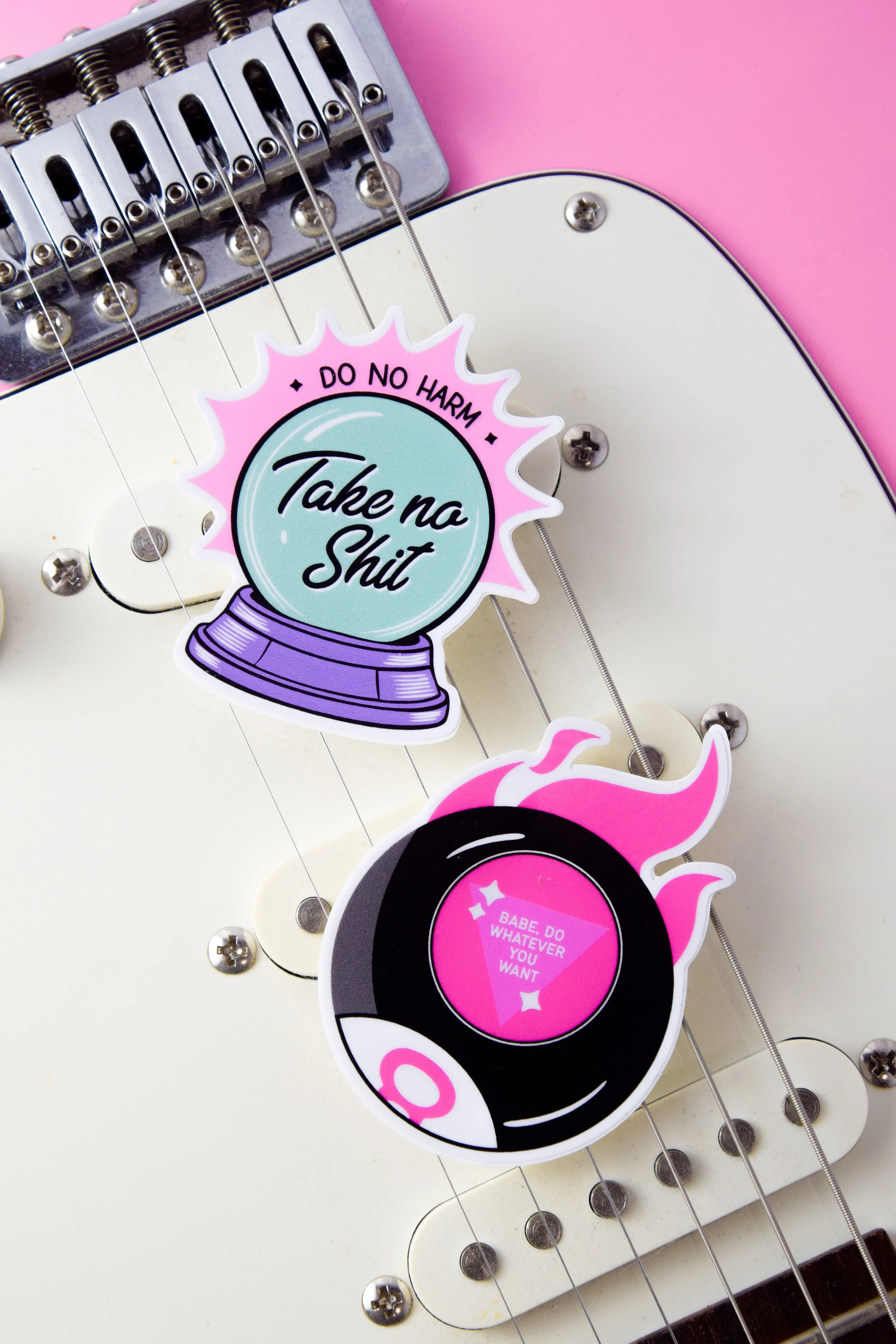 So Camp! Stickers on Guitar Strings.jpg