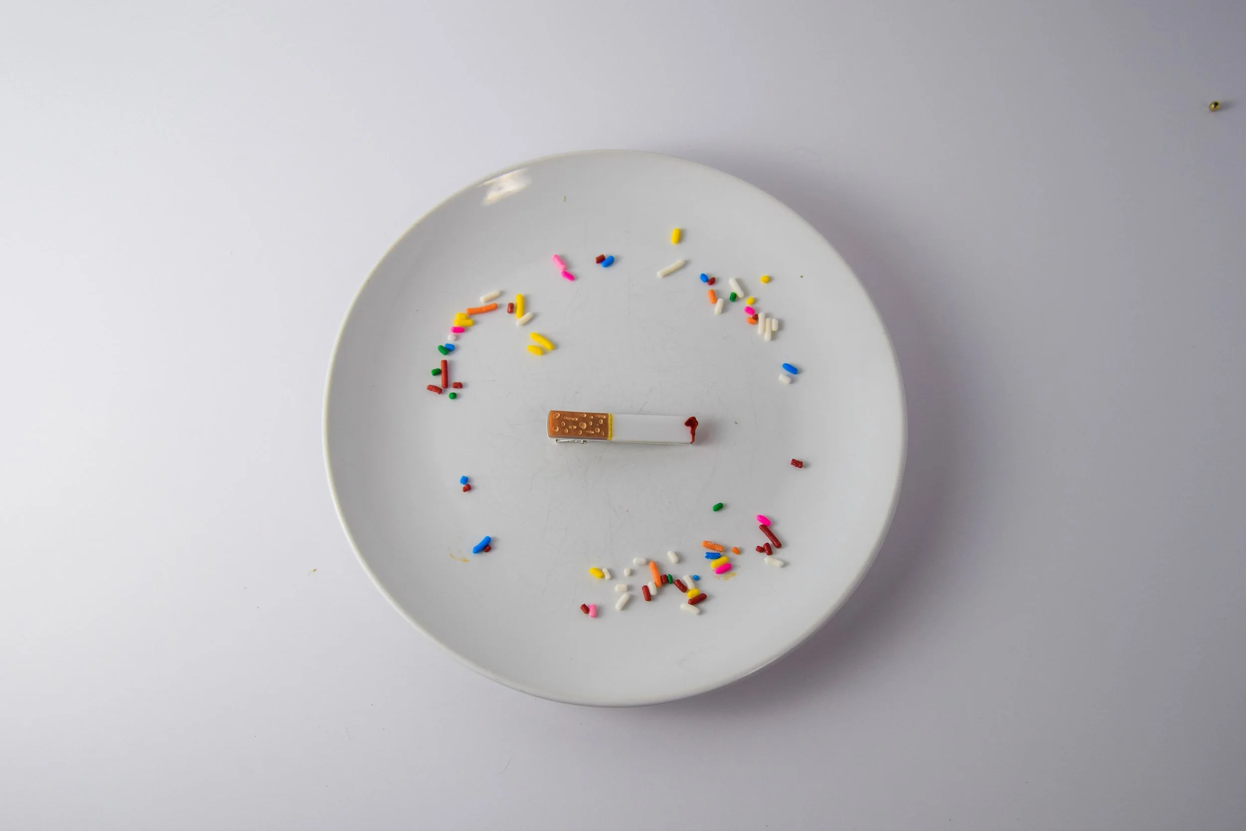 Lit Cigarette Hair Clip by So Camp! Girl Dinner.png