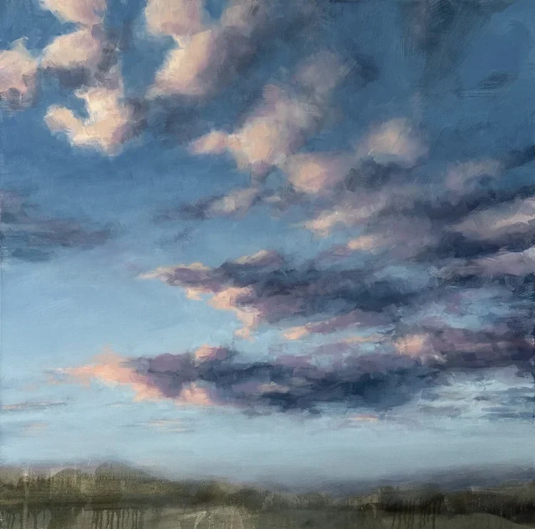 Dusk Light by Hannah Odum, 36in x 36in, Oil on Canvas, 2026