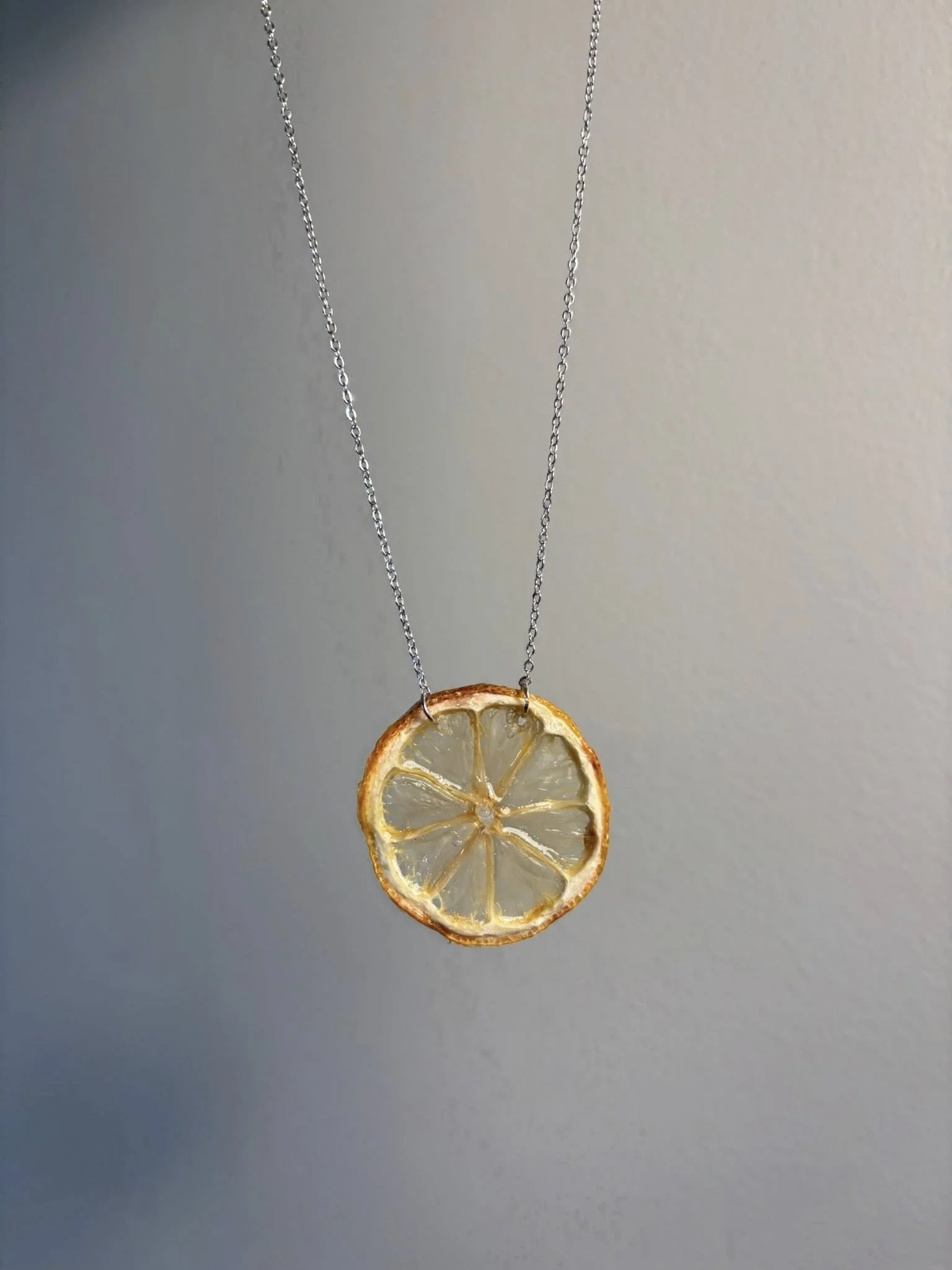 Dehydrated Citrus Slice Necklace - Flux N Flora by Taylor Ingram