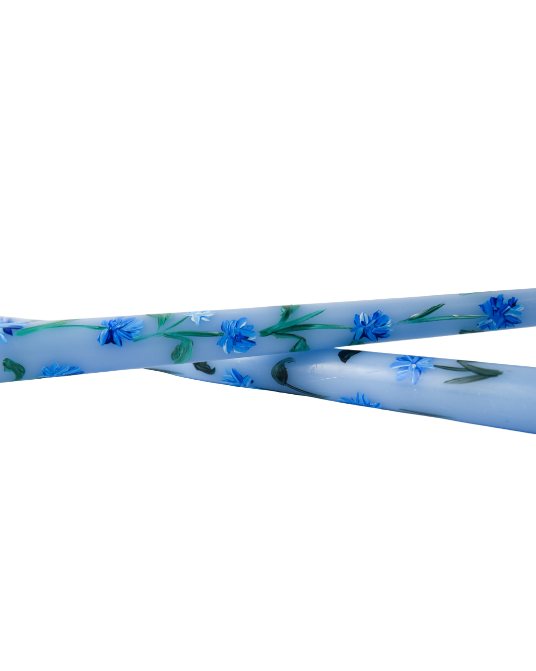 Set of Two Hydrangea Taper Candles - Studio E Bloom