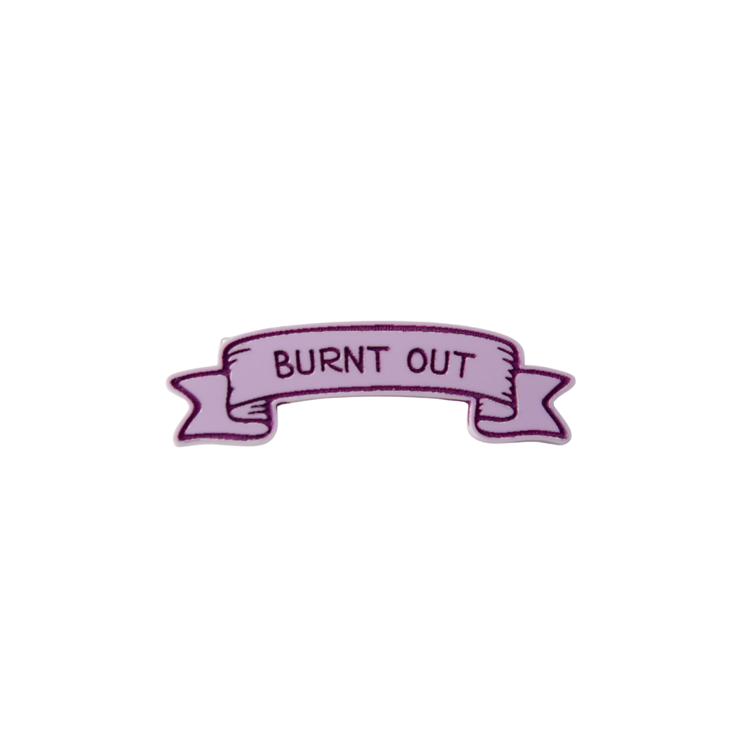 Burnt Out Banner Hair Clip by So Camp! - Front.png