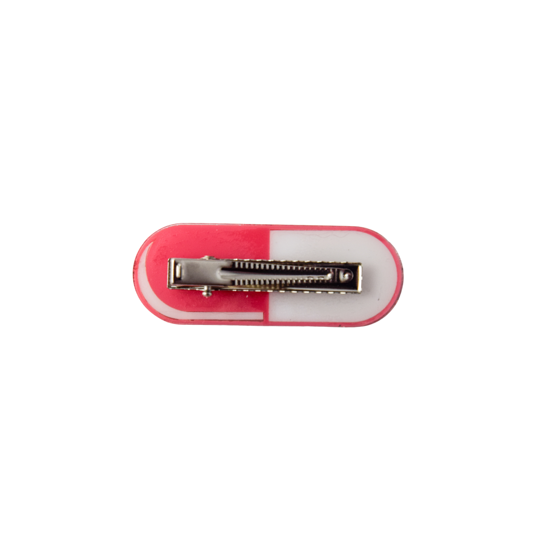 Chill Pill Hair Clip by So Camp! - Back.png