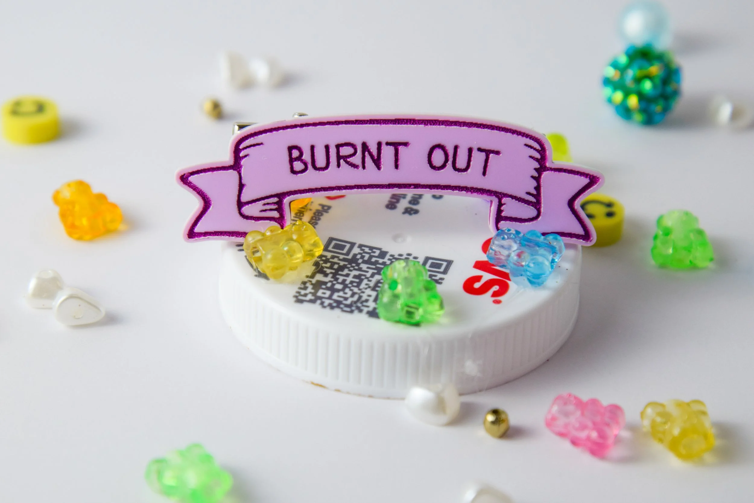 Burnt Out Banner Hair Clip by So Camp! - But Cutesy!.png