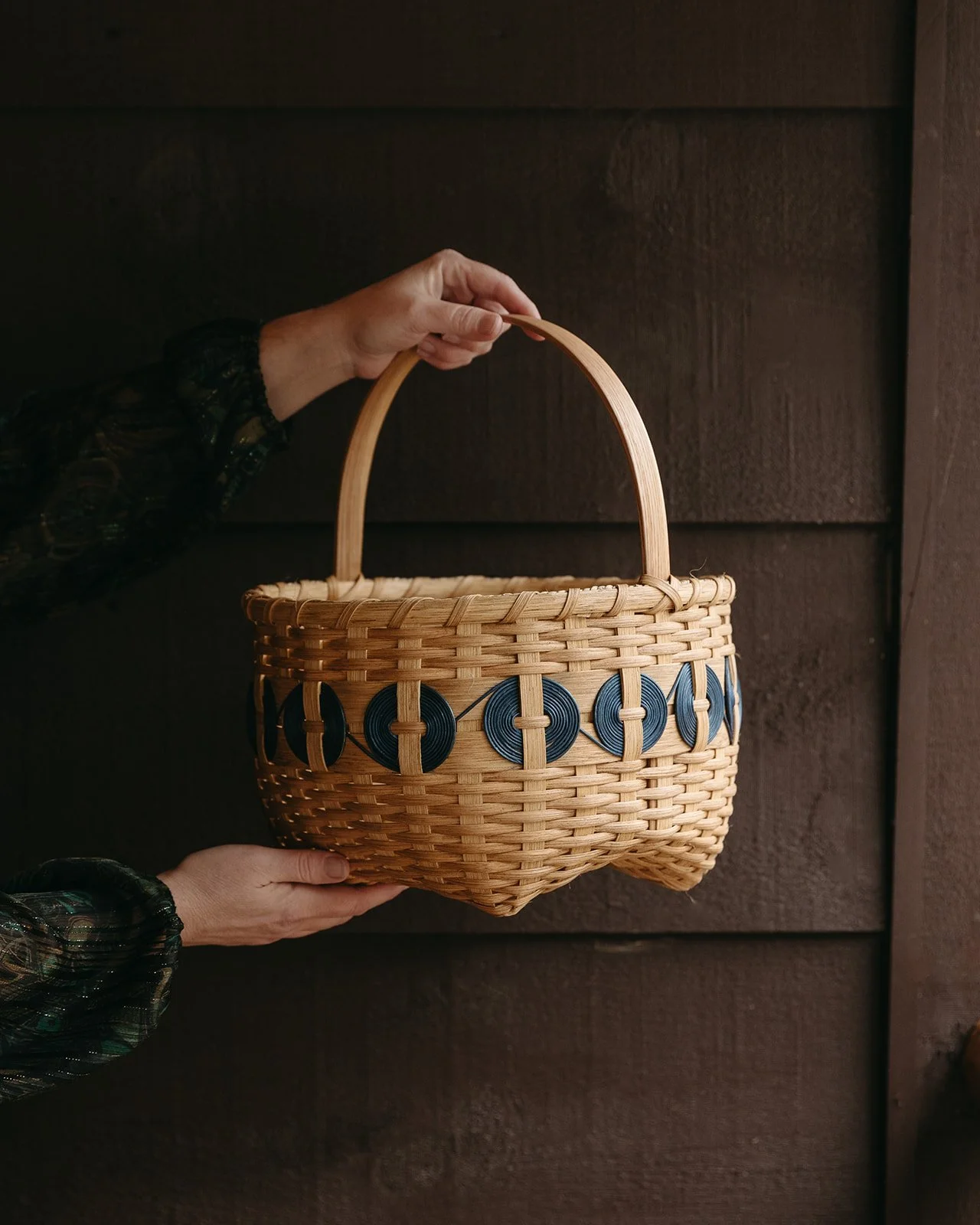Traditional Hand-woven Appalachian Basket by Amanda Sprinkle