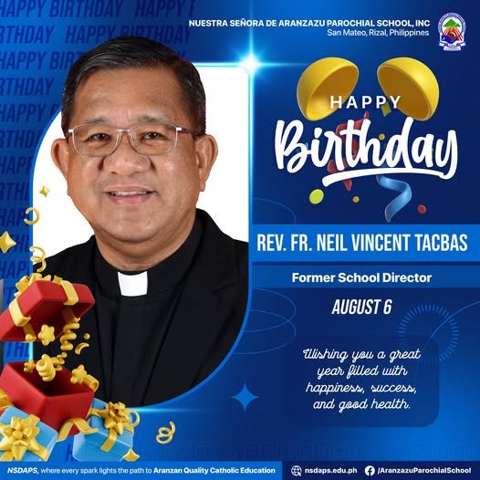 Happy birthday, dear Fr. Neil Vincent M. Tacbas!