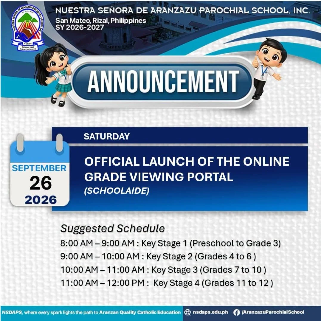 OFFICIAL LAUNCH OF THE ONLINE GRADE VIEWING PORTAL