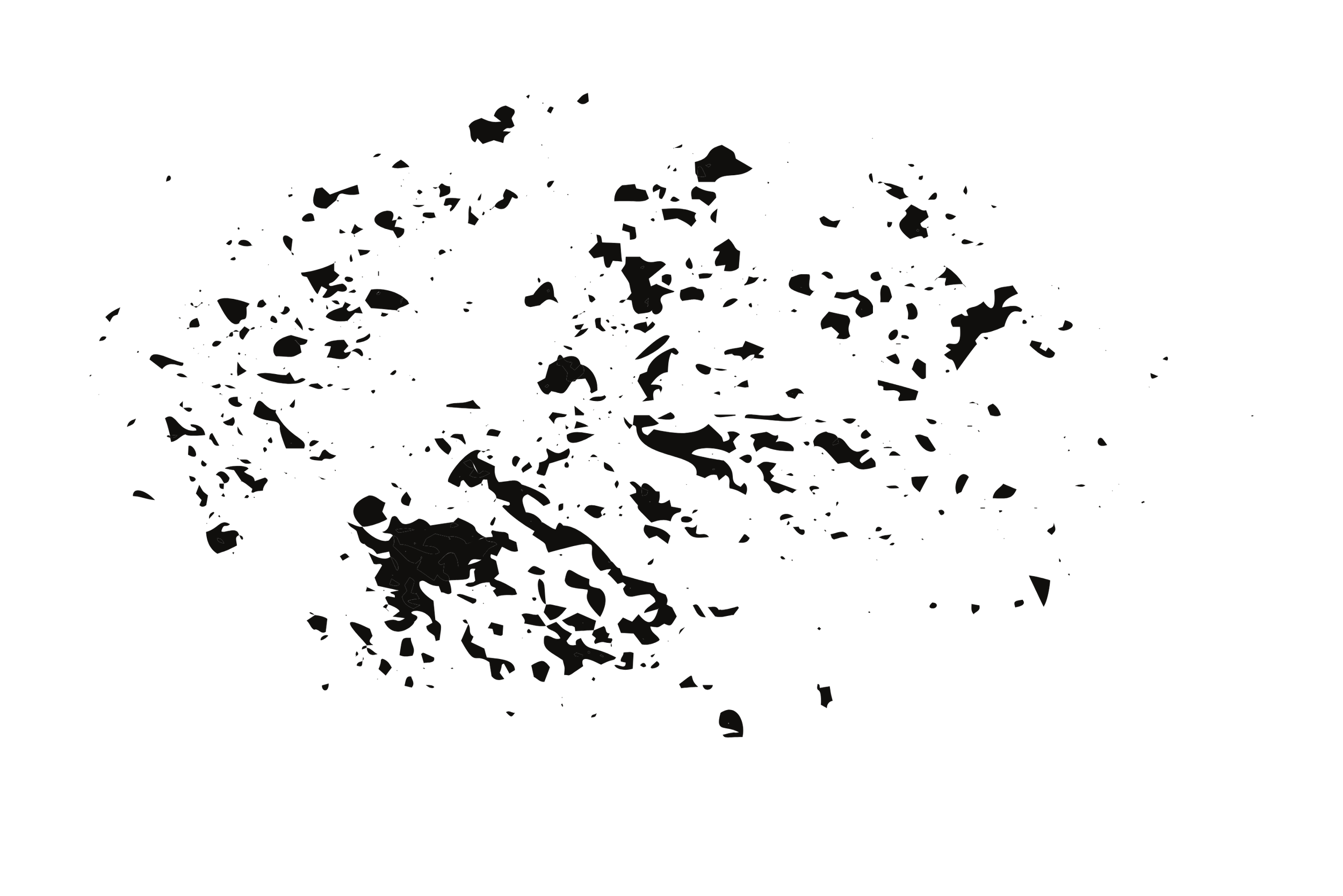 Close-up of a pile of black peppercorns scattered on a surface.