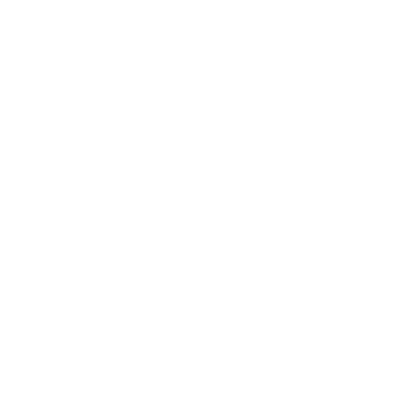 Simple line drawing of a small plant with three leaves on a black background.