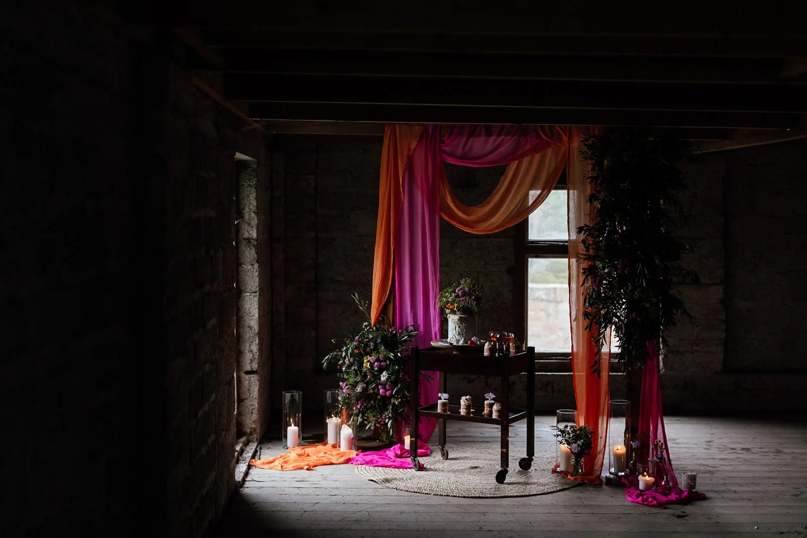 Jersey wedding stylist decor event florist props