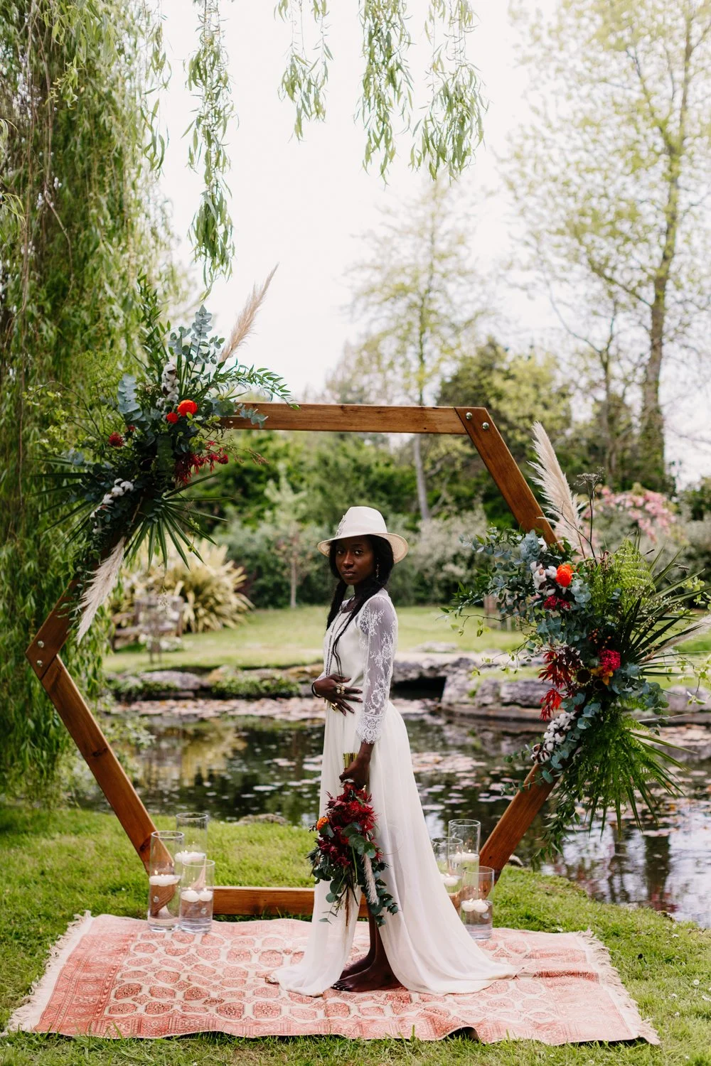 Jersey wedding stylist decor event florist props