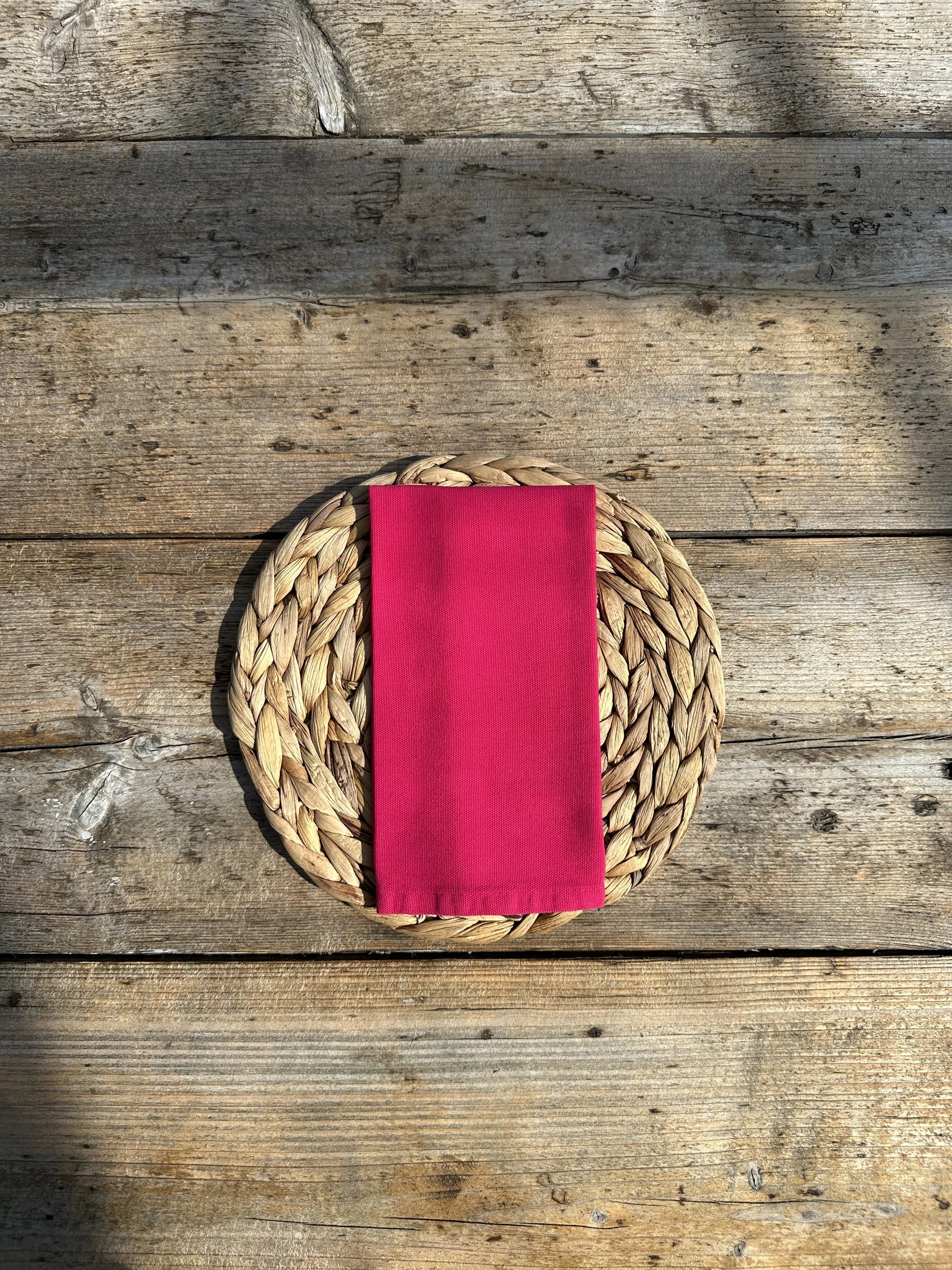 Fuchsia napkin