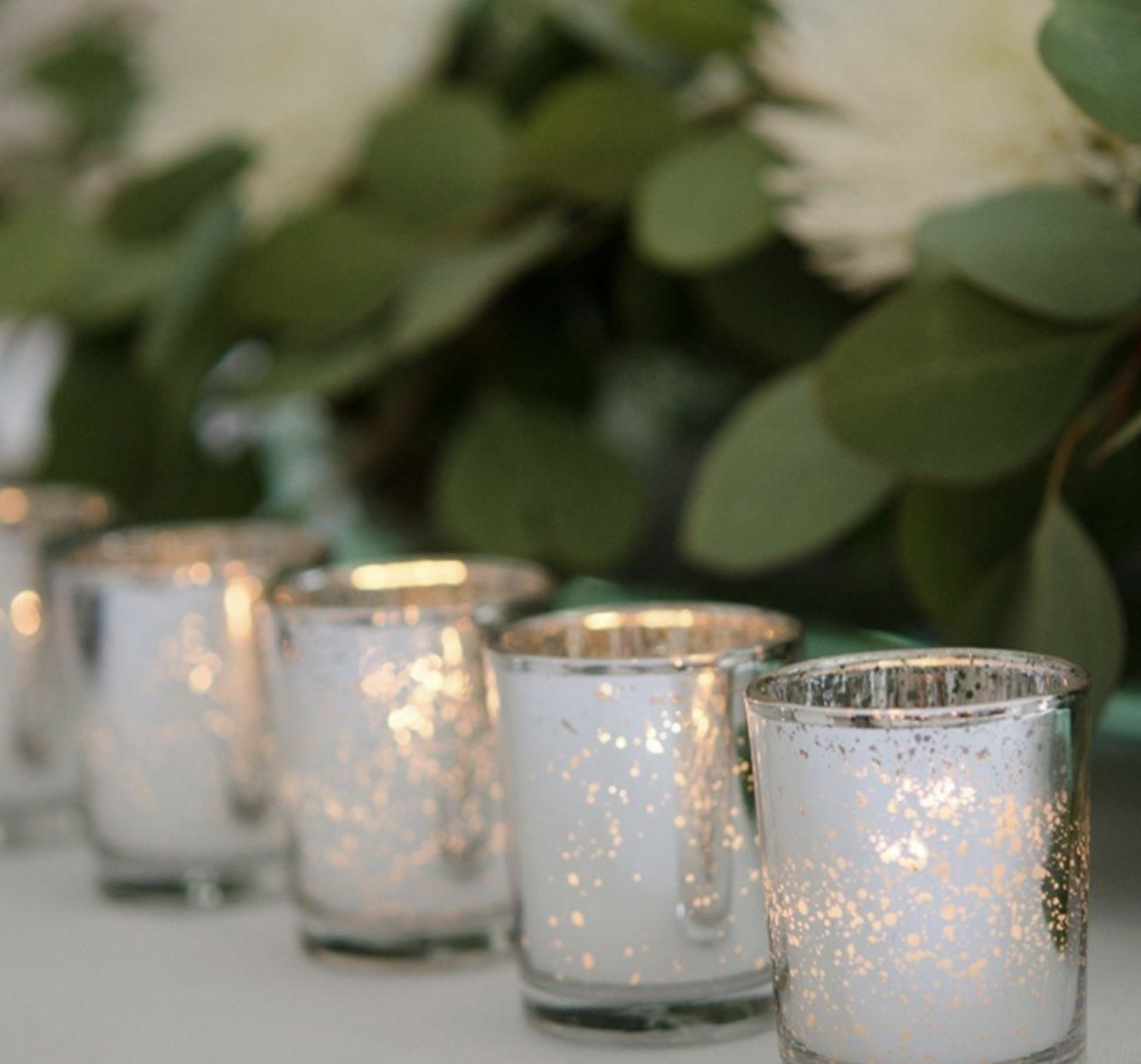 Silver votive